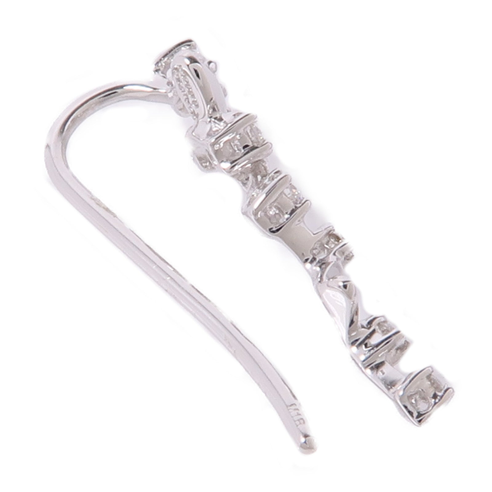 JEWELRY 18K白金Single Diamond Earring鑽石耳環