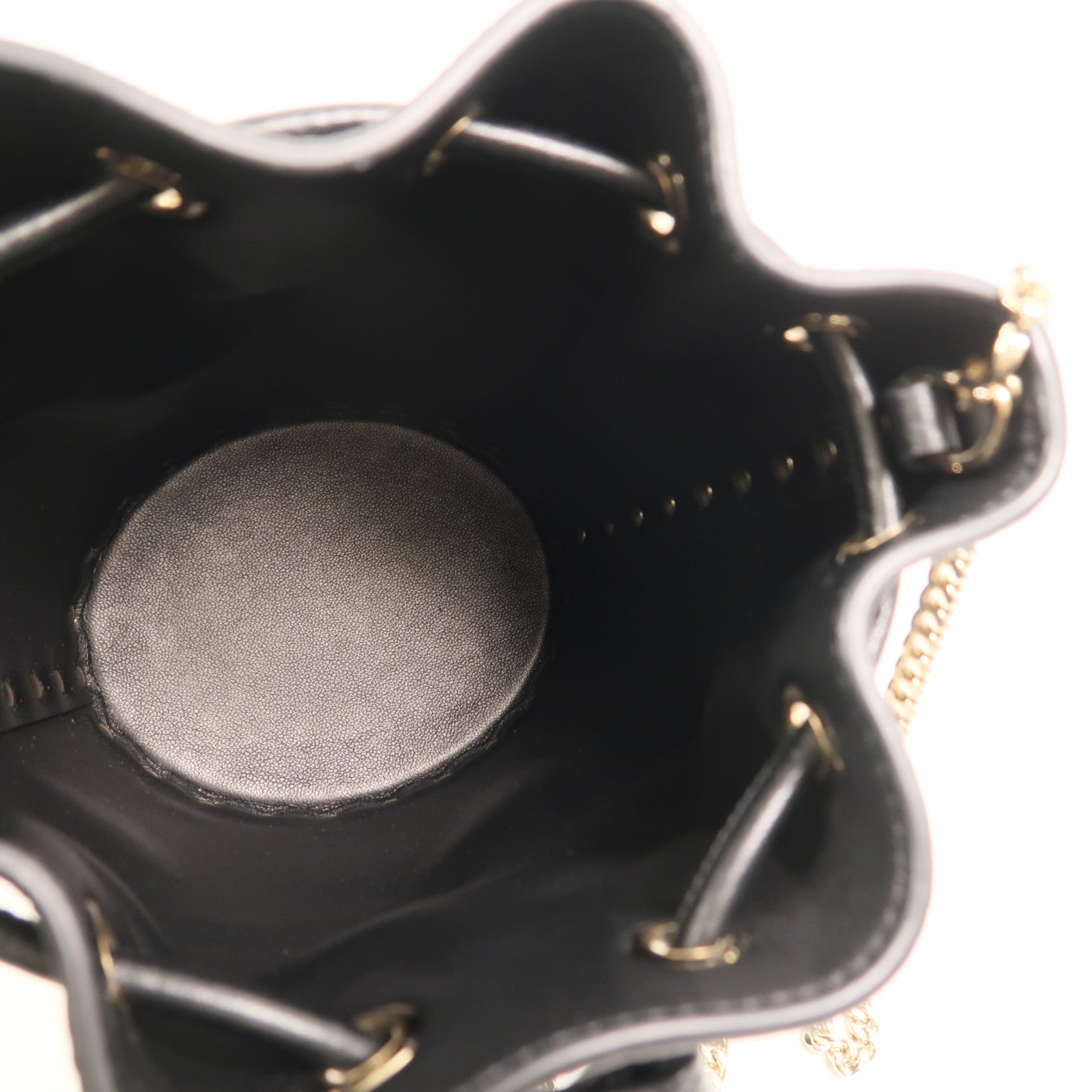 Valentino 牛皮皮革Chain Bucket Bag金扣鏈帶肩背袋