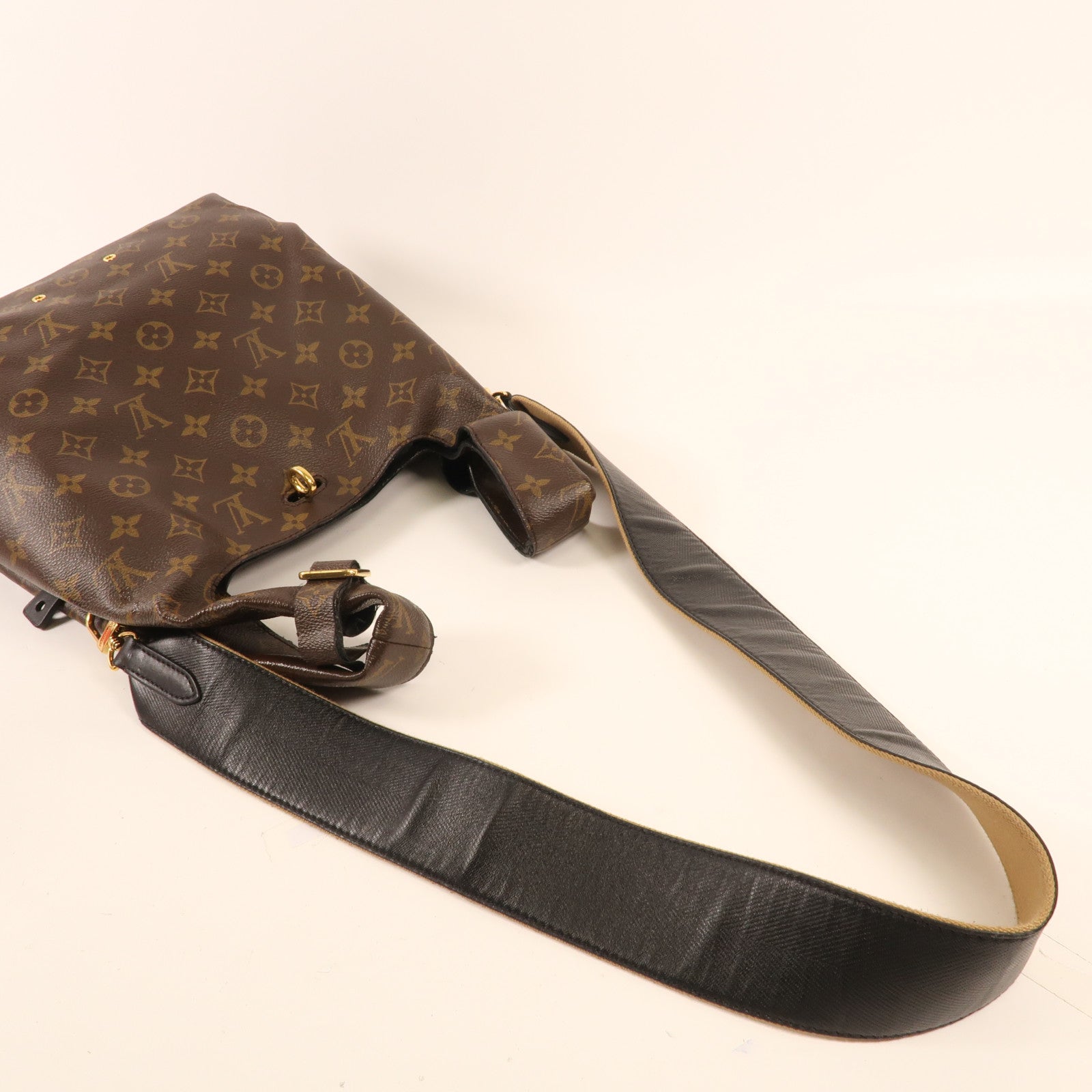 LOUIS VUITTON Monogram Hobo MM金扣手挽肩背兩用袋