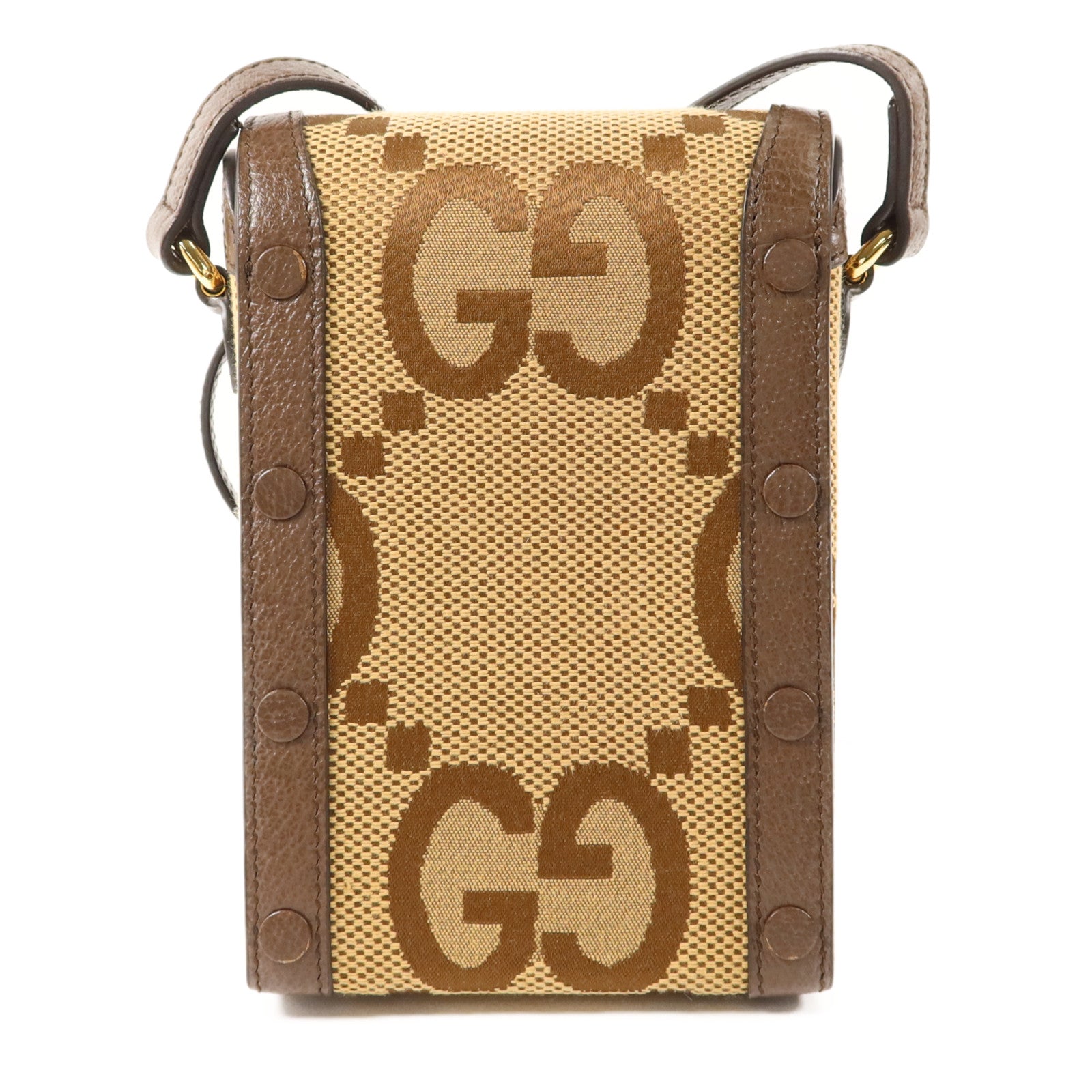 GUCCI 帆布1955 Horsebit Mini Shoulder Bag金扣肩背袋
