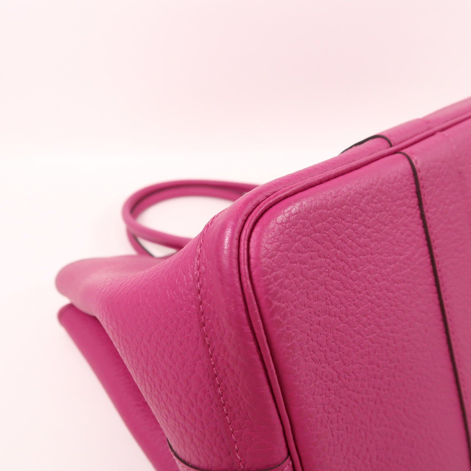 HERMES Negonda皮革Garden Party PM銀扣手挽袋