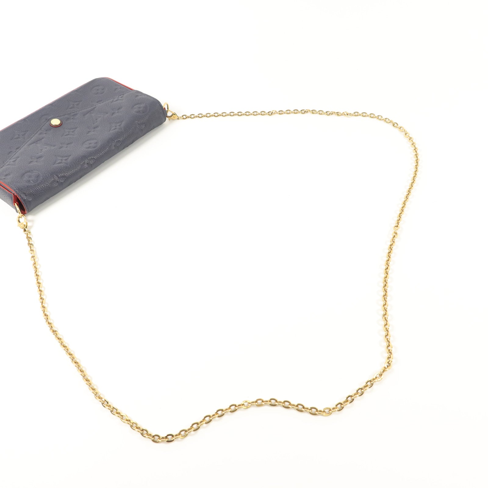 LOUIS VUITTON Monogram Empreinte Pochette Felicie肩背袋