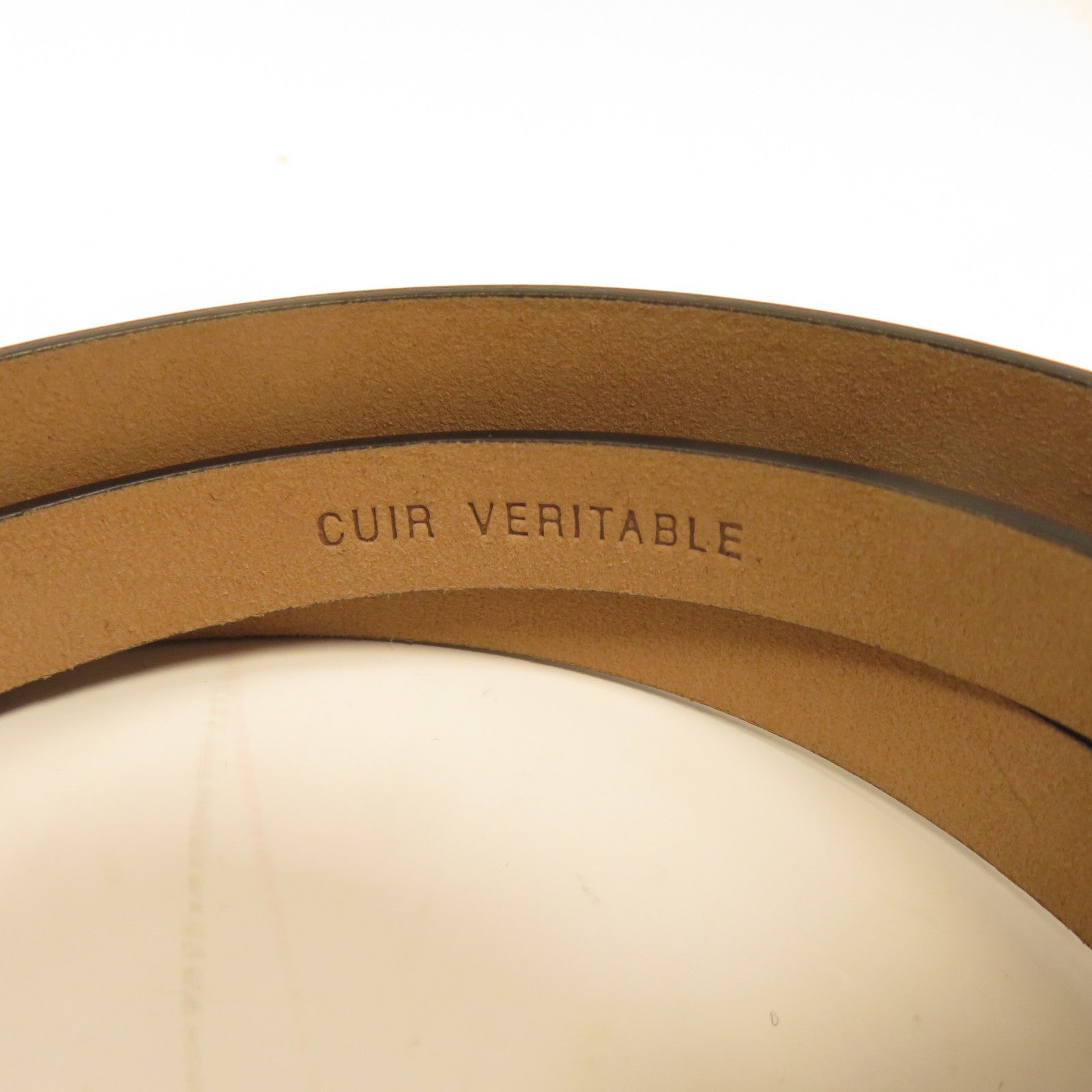 CHANEL **【激減優惠】漆皮皮革CC Belt銀扣皮帶黑色