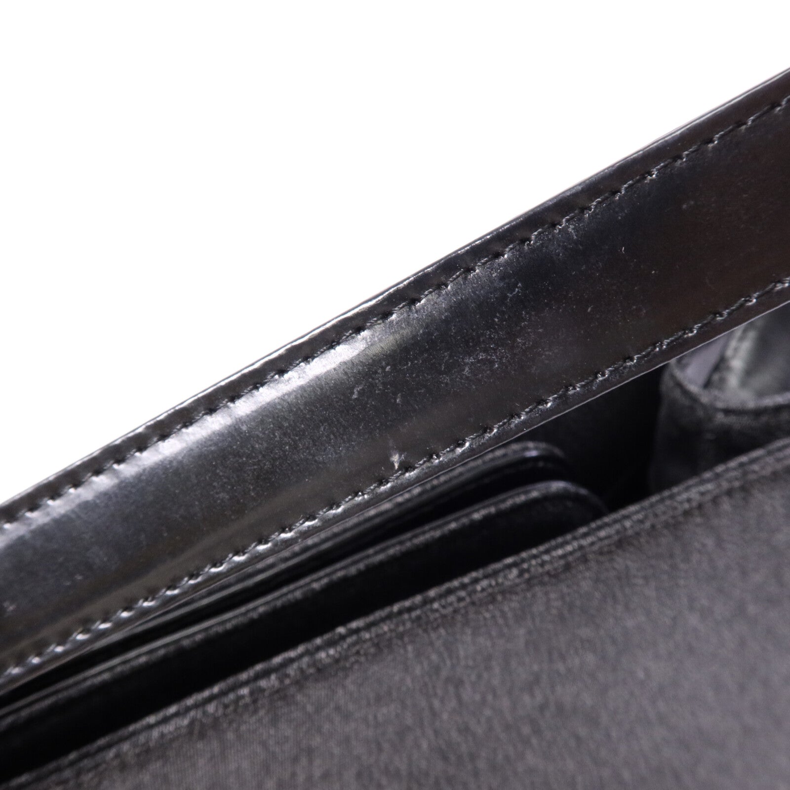 GIVENCHY 牛皮皮革/合成纖維Shoulder Bag銀扣肩背袋
