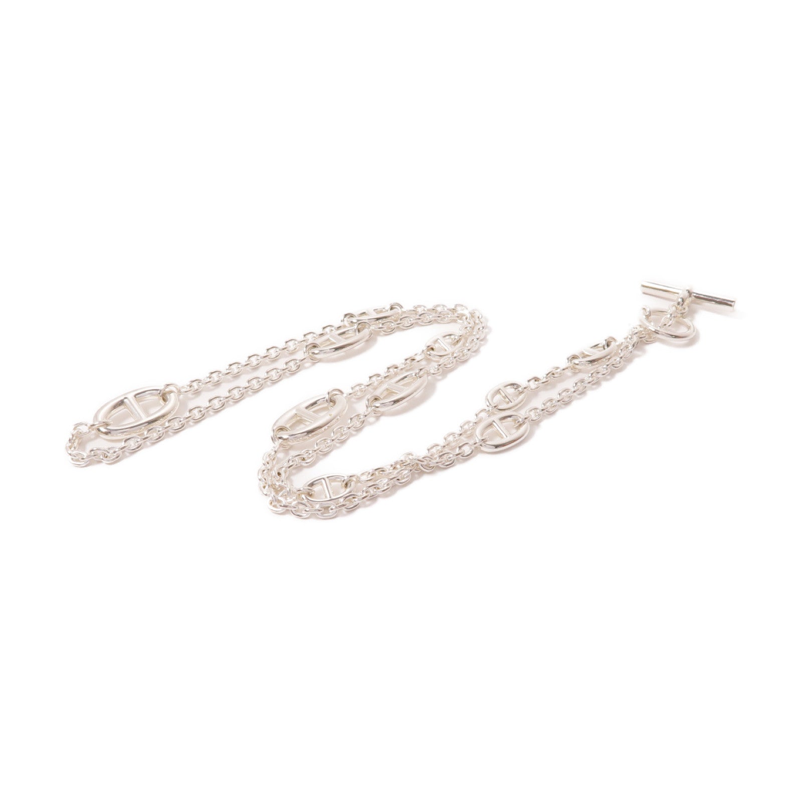 HERMES 925純銀Farandole Long Necklace 80項鍊