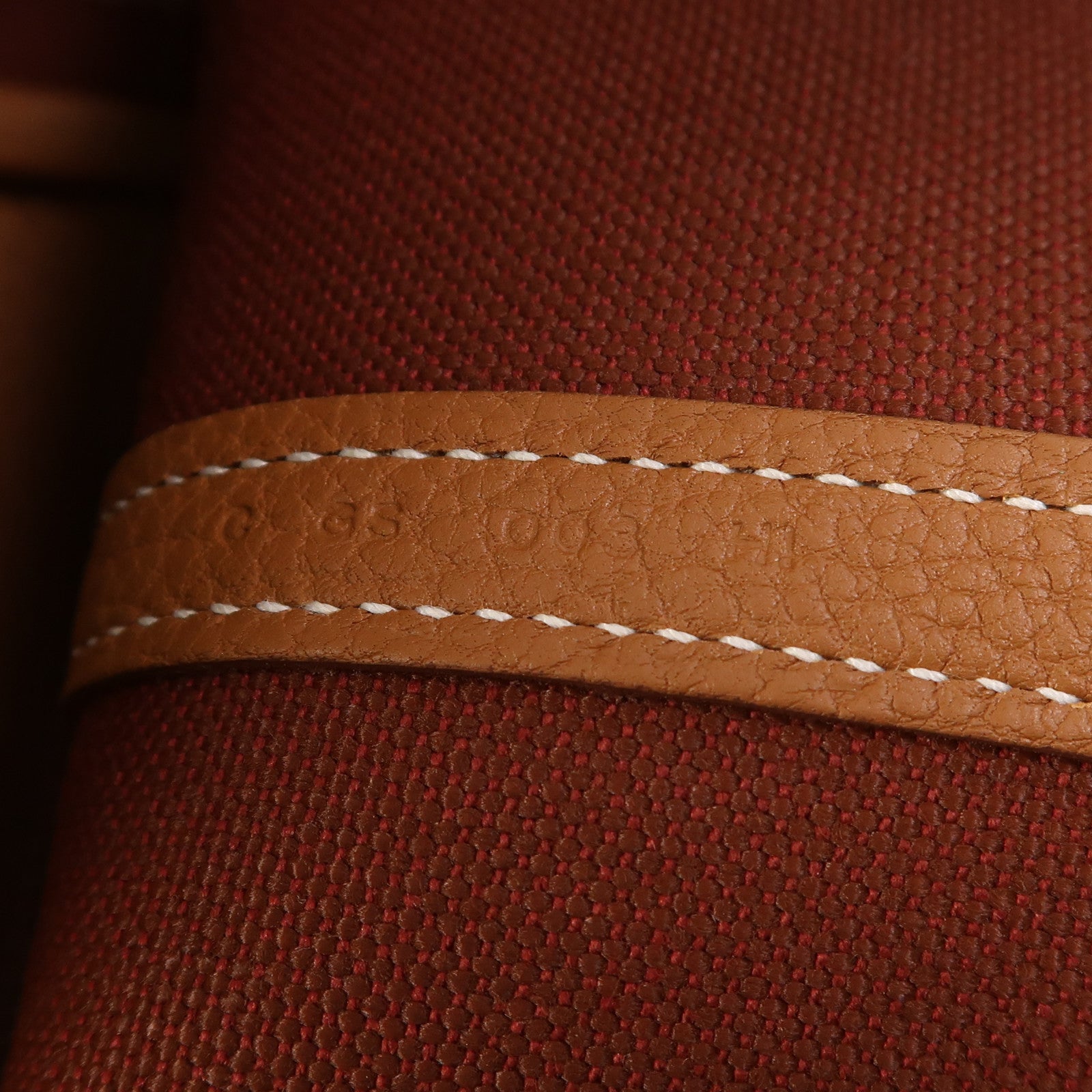 HERMES 帆布Garden Party TPM銀扣手挽袋