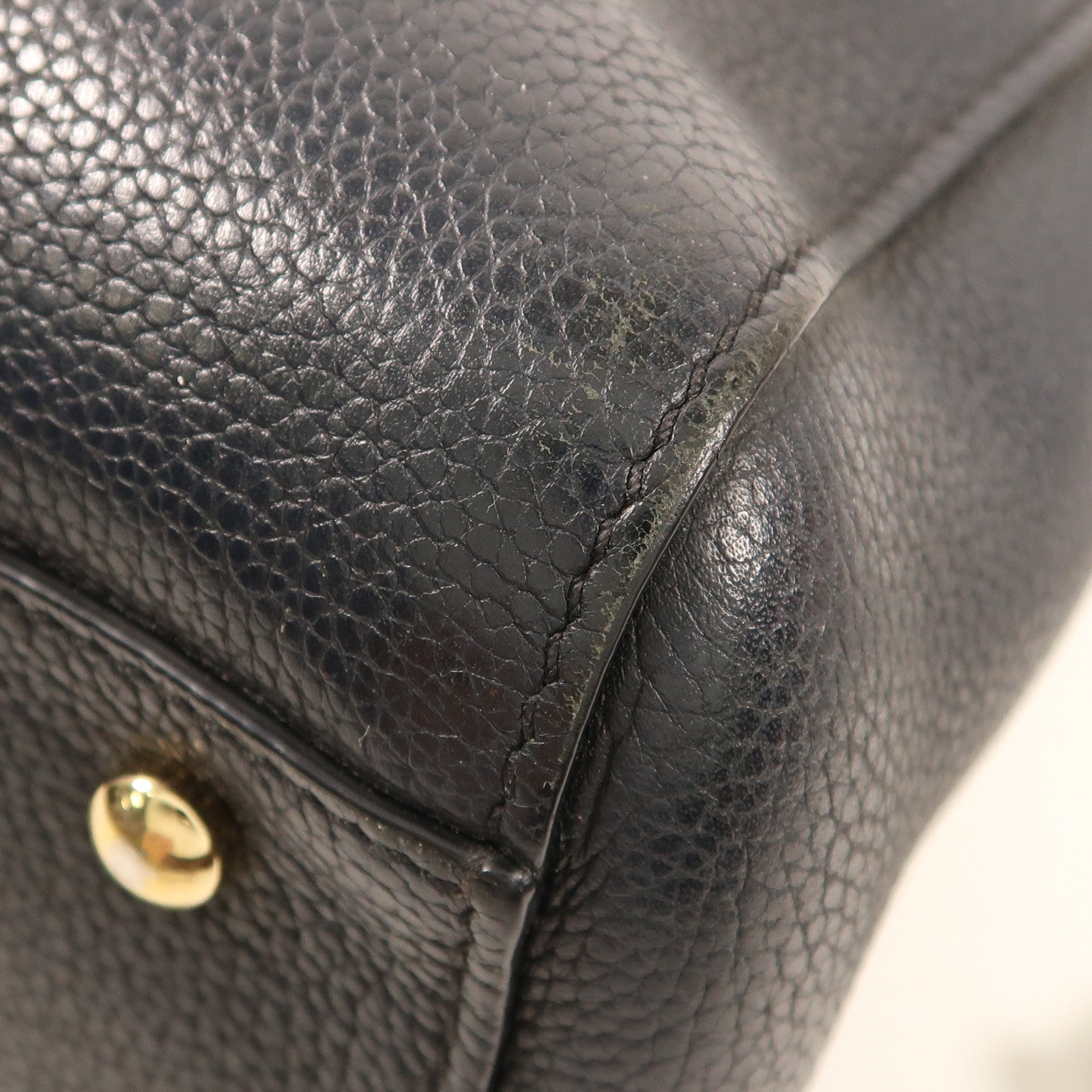 CHANEL 【激減優惠】牛皮皮革2 Way Shoulder Bag金扣手挽肩背兩用袋