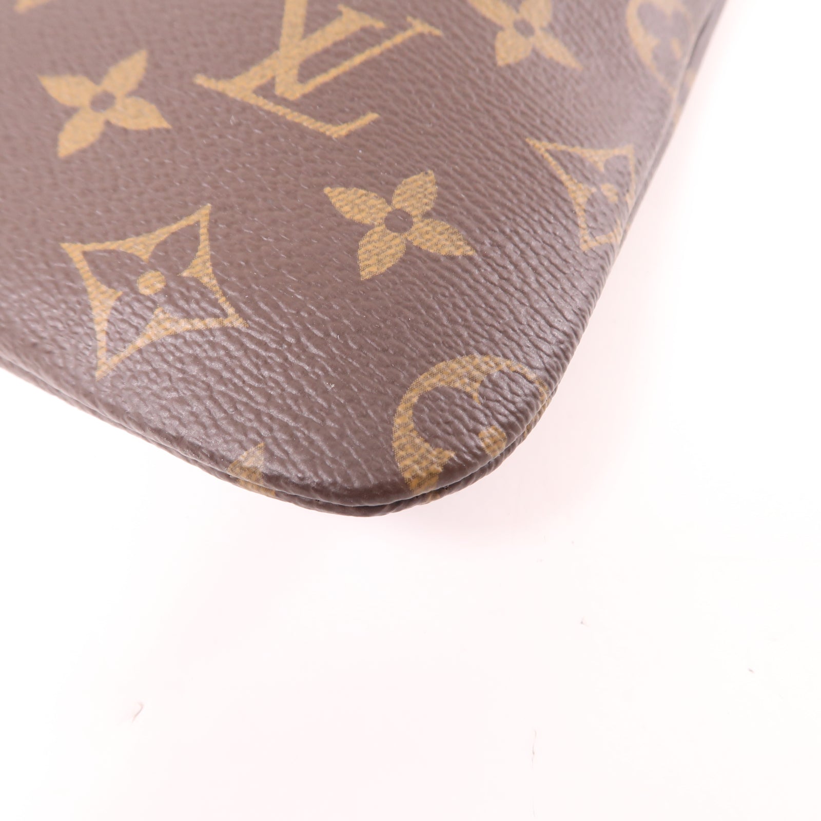 LOUIS VUITTON LV Etui Voyage PM Clutch Bag Pouch  M44148 Monogram Brown