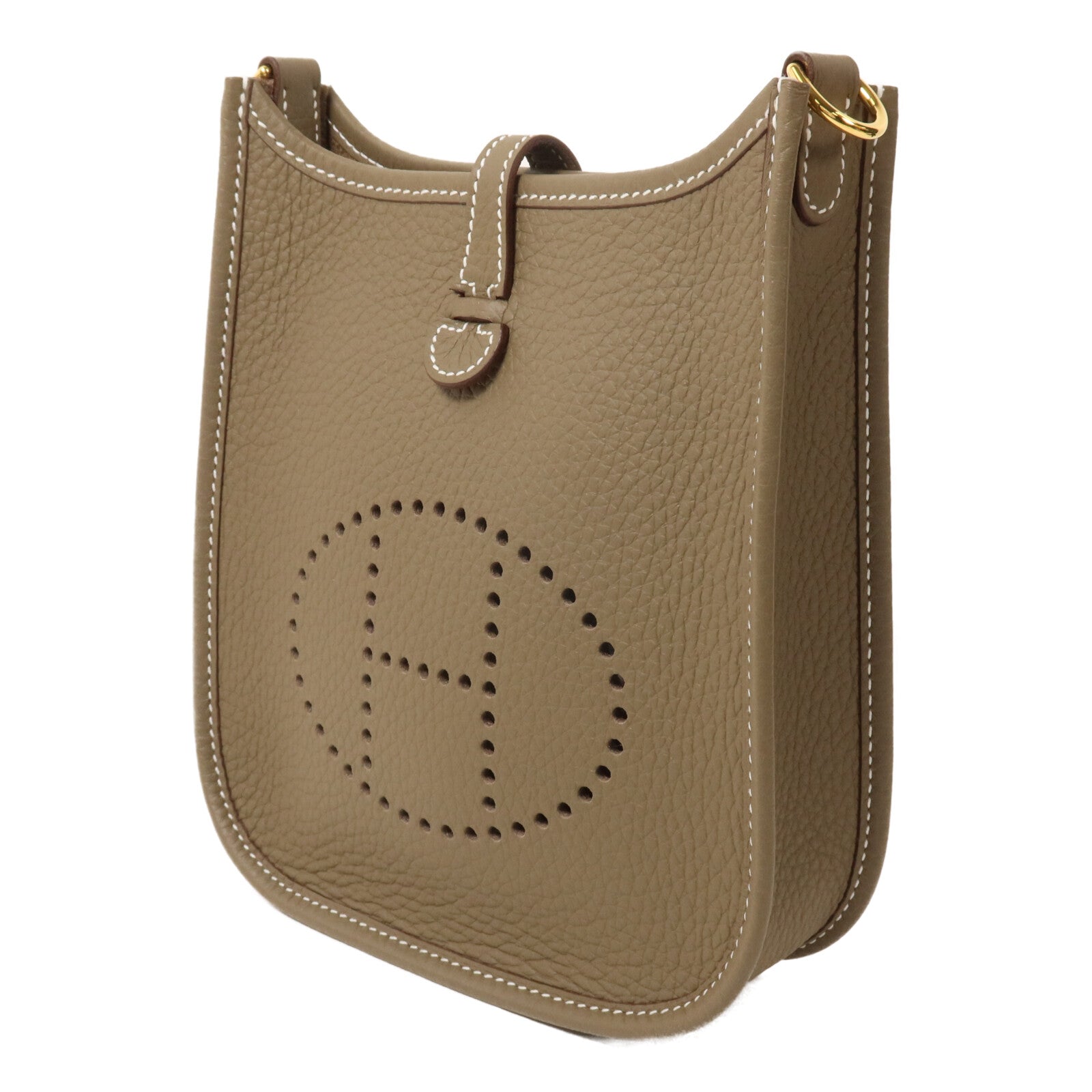 HERMES Clemence皮革Evelyne TPM肩背袋