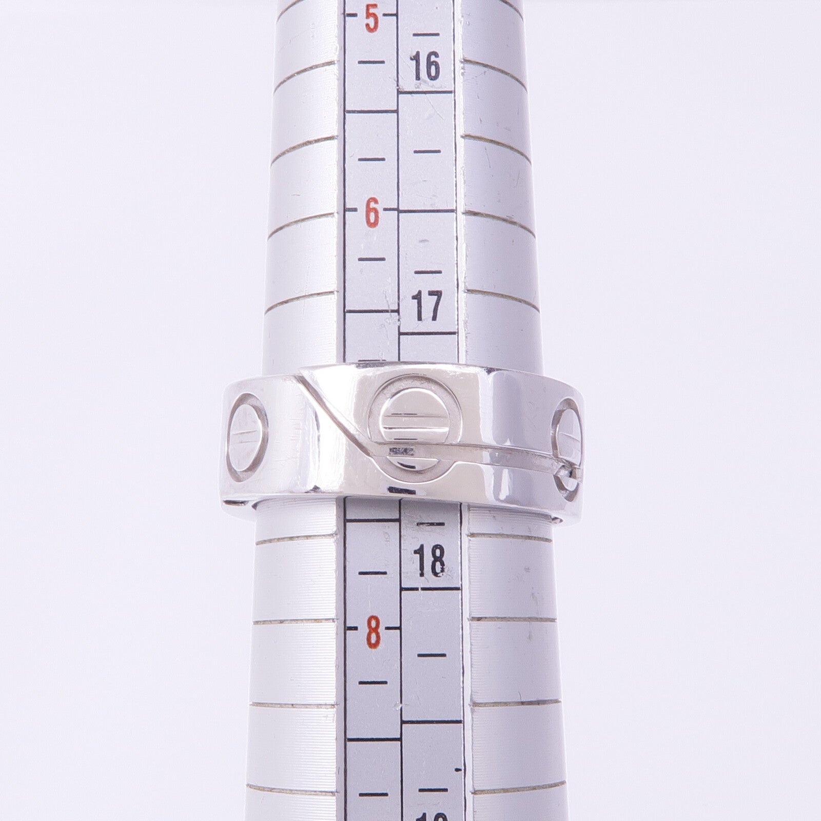 CARTIER 18K白金Astro Love Ring戒指Cartier#55/US#7