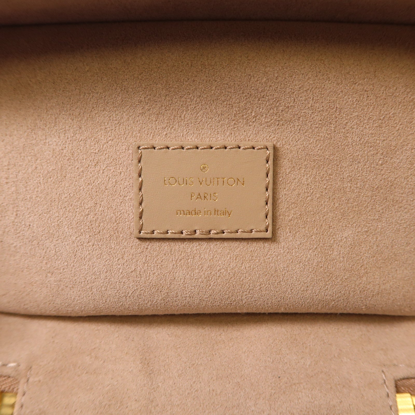 LOUIS VUITTON Monogram Empreinte Vanity PM金扣手挽肩背兩用袋