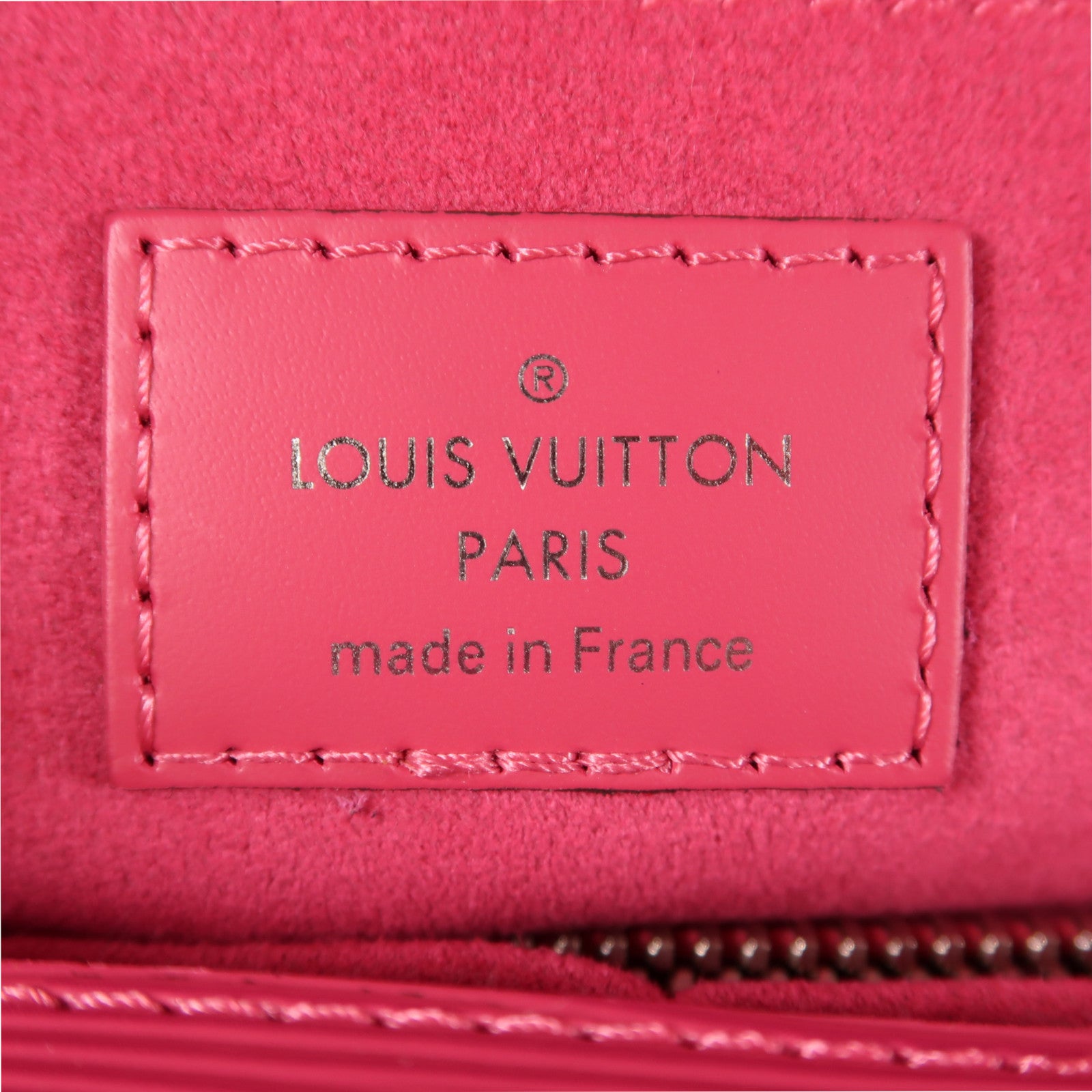LOUIS VUITTON Epi Marly銀扣手挽肩背兩用袋粉紅色