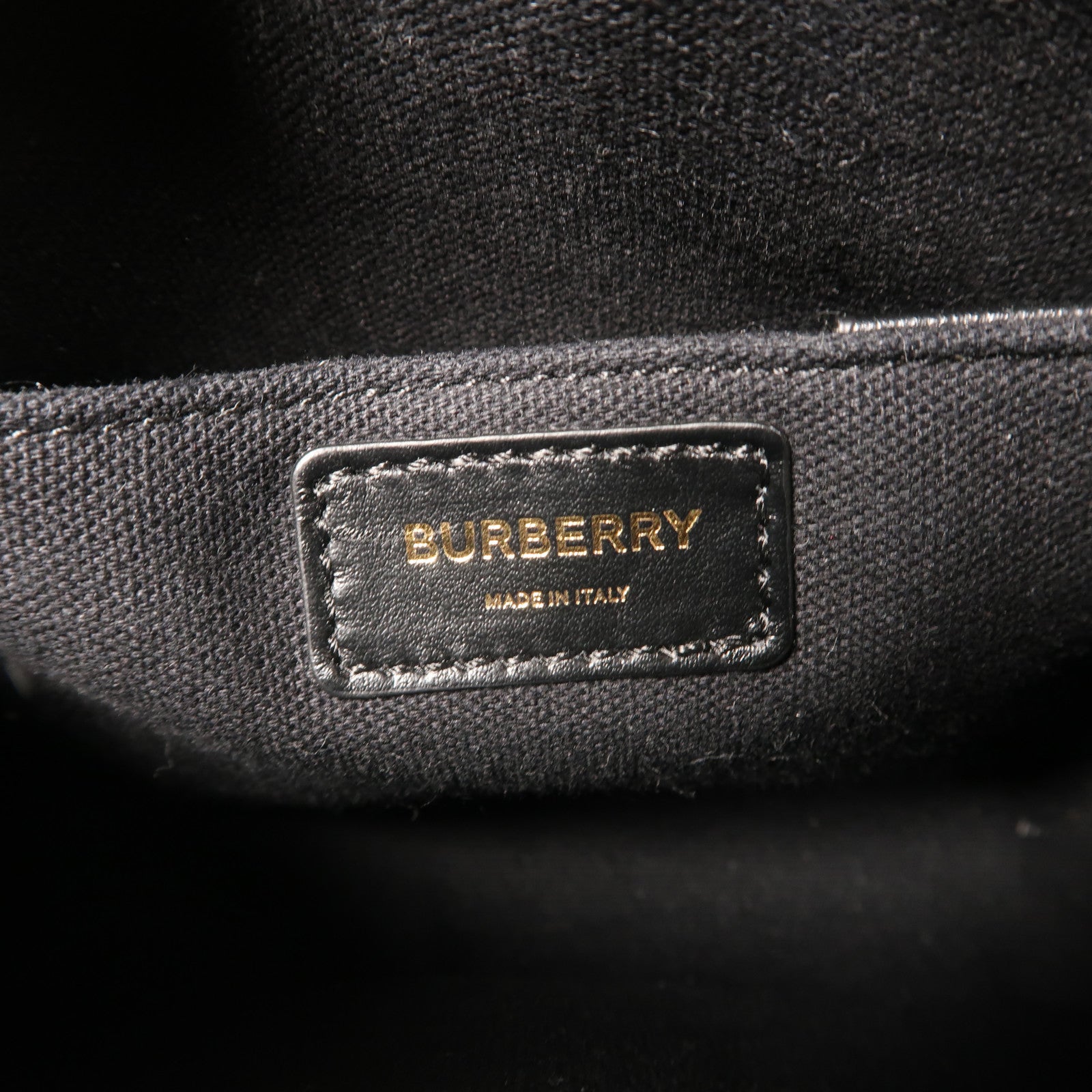 BURBERRY 帆布Shoulder Bag金扣鏈帶肩背袋啡色