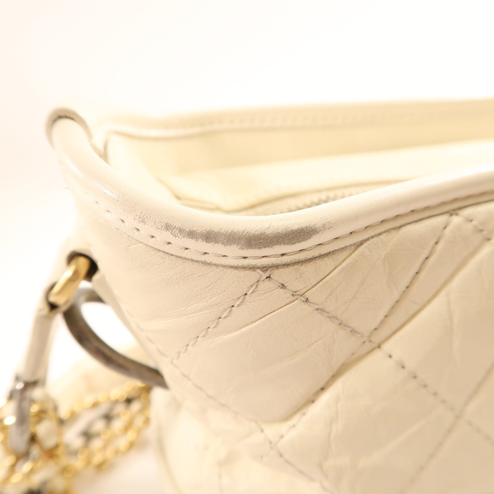 CHANEL 牛皮皮革Gabrielle Small鏈帶肩背袋