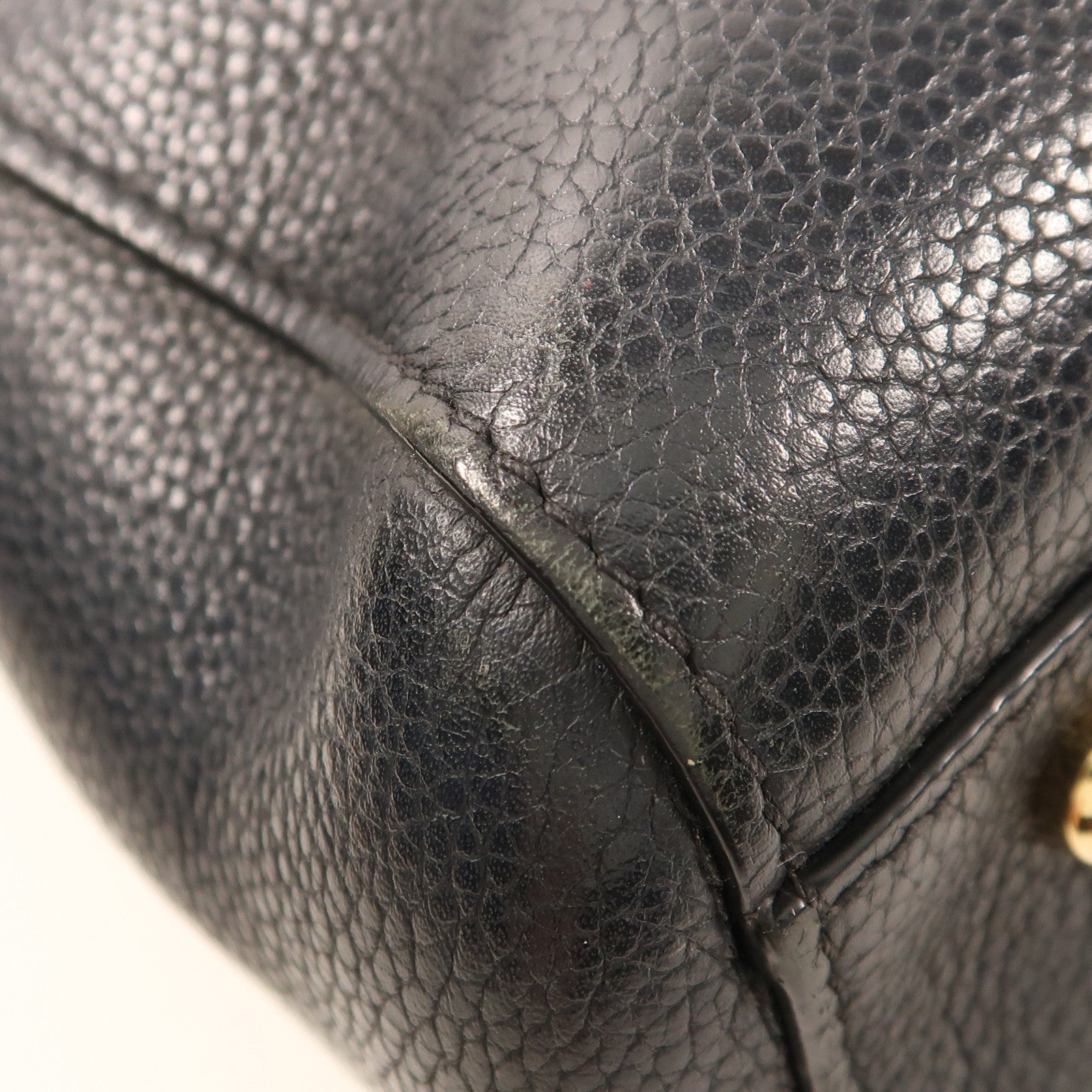 CHANEL 【激減優惠】牛皮皮革2 Way Shoulder Bag金扣手挽肩背兩用袋
