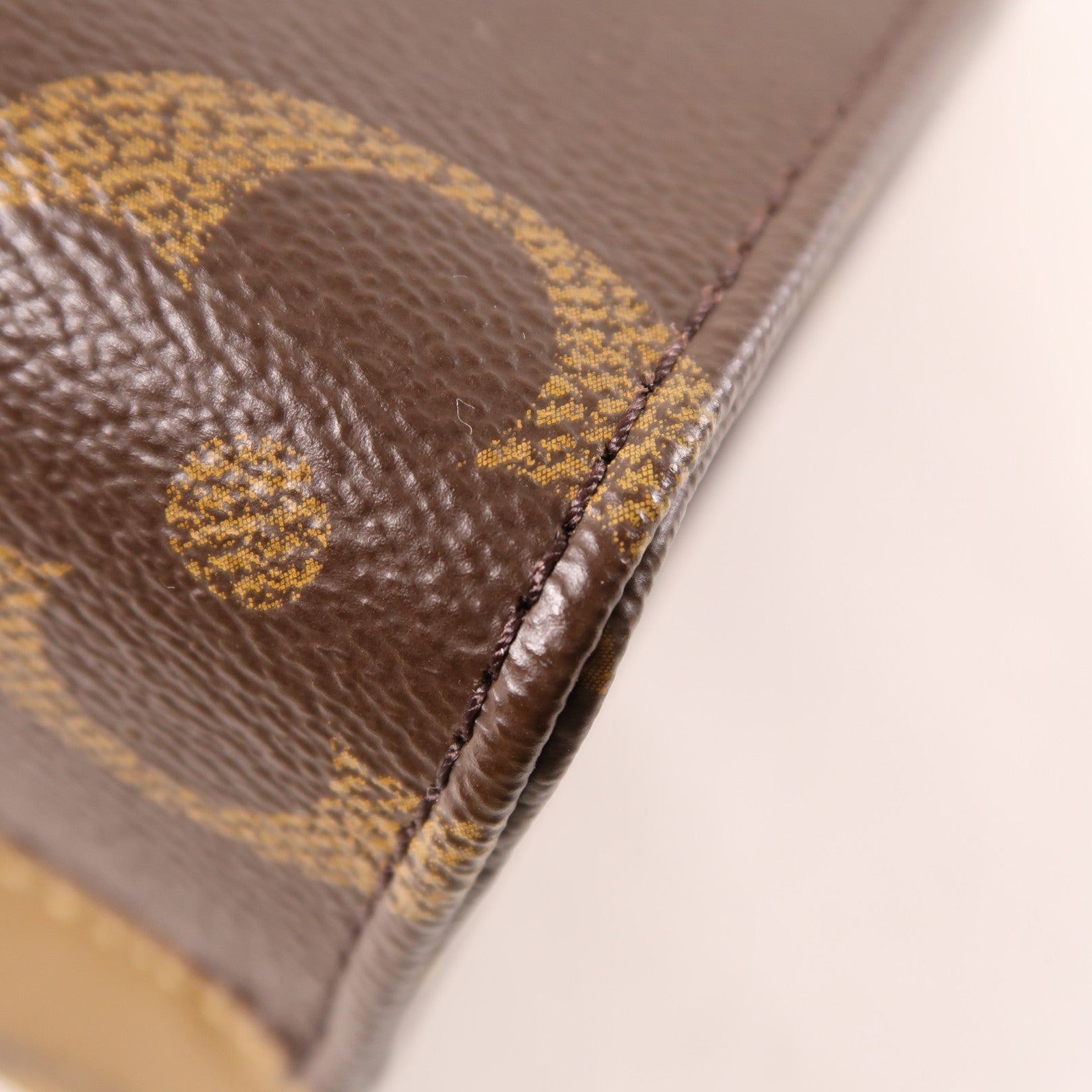 LOUIS VUITTON Monogram Giant OnTheGo PM金扣手挽肩背兩用袋棕色