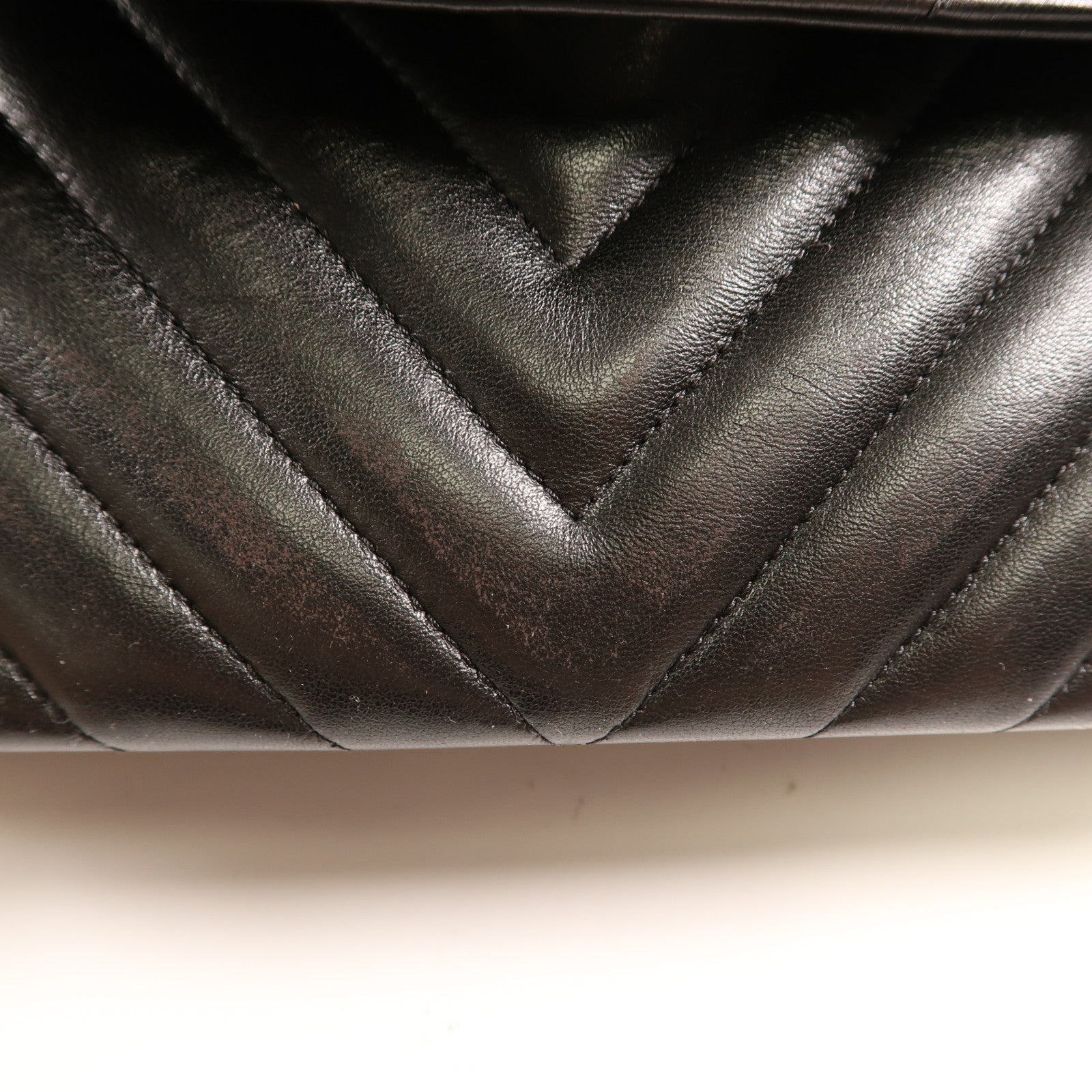 CHANEL 羊皮皮革Shoulder Bag金扣鏈帶手挽肩背兩用袋