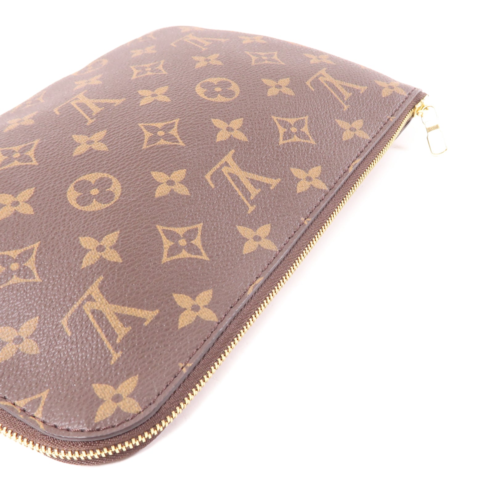 LOUIS VUITTON LV Etui Voyage PM Clutch Bag Pouch  M44148 Monogram Brown