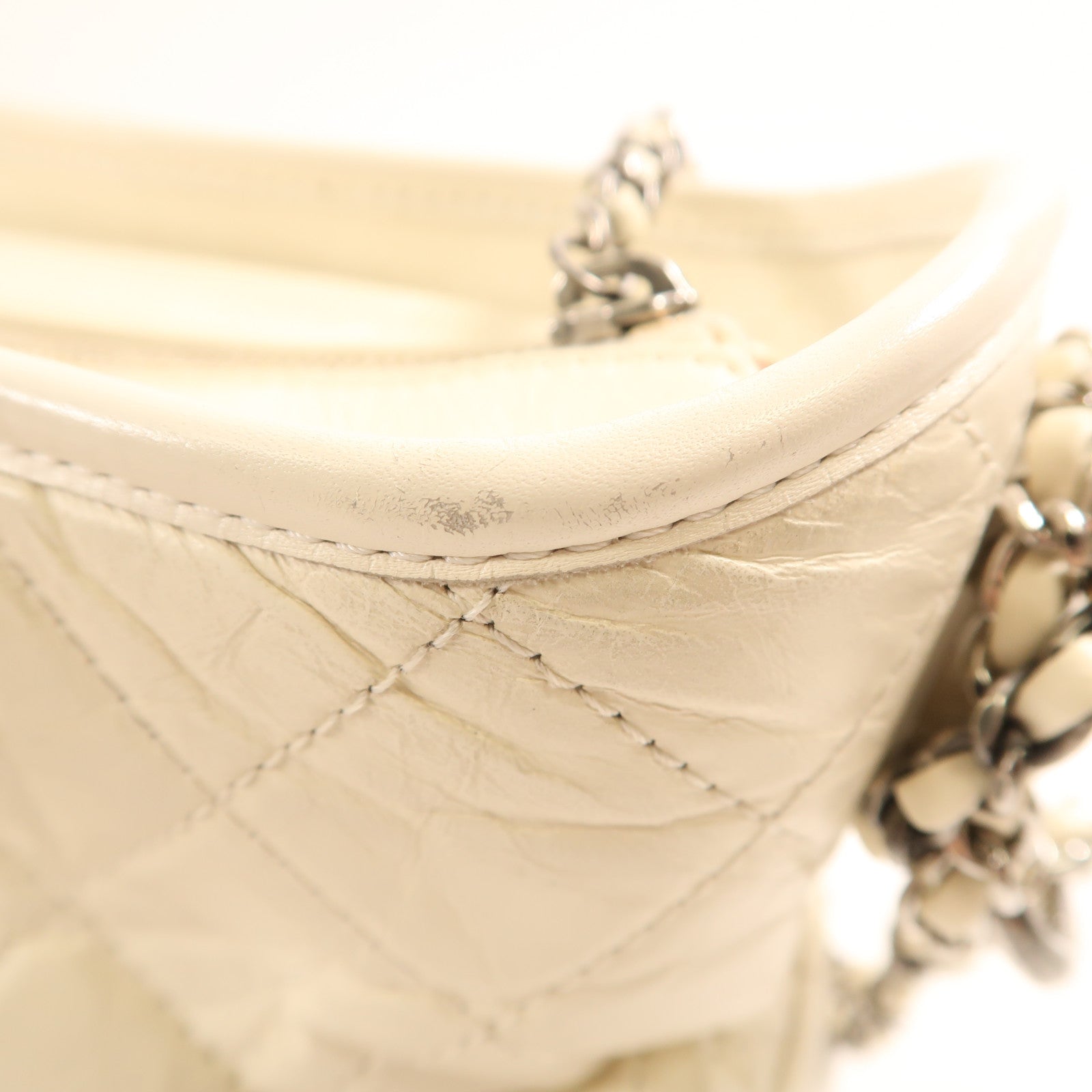 CHANEL 牛皮皮革Gabrielle Small鏈帶肩背袋