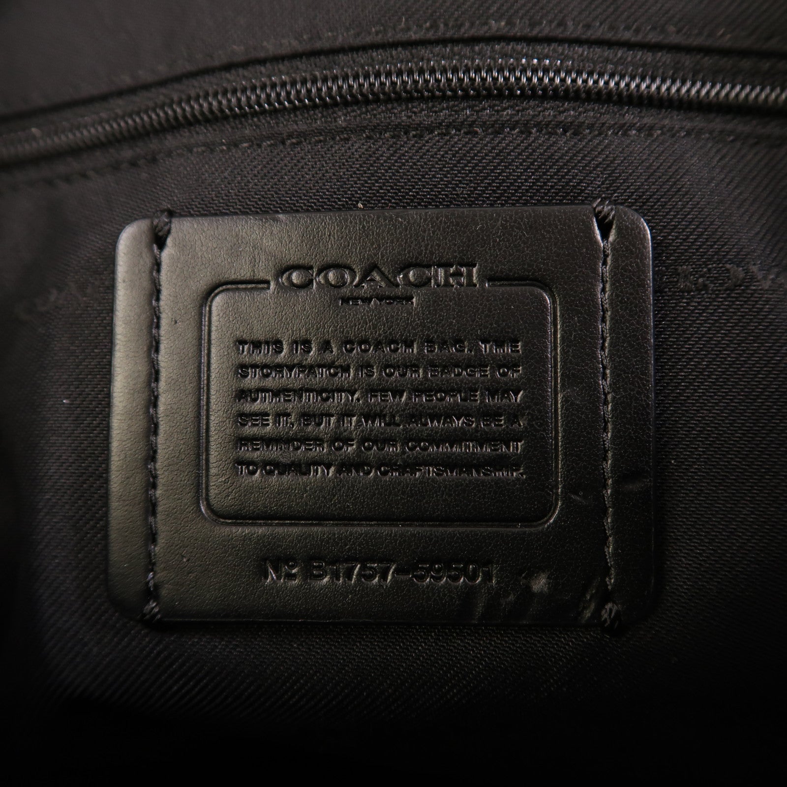 COACH 牛皮皮革2 Way Shoulder銀扣手挽肩背兩用袋