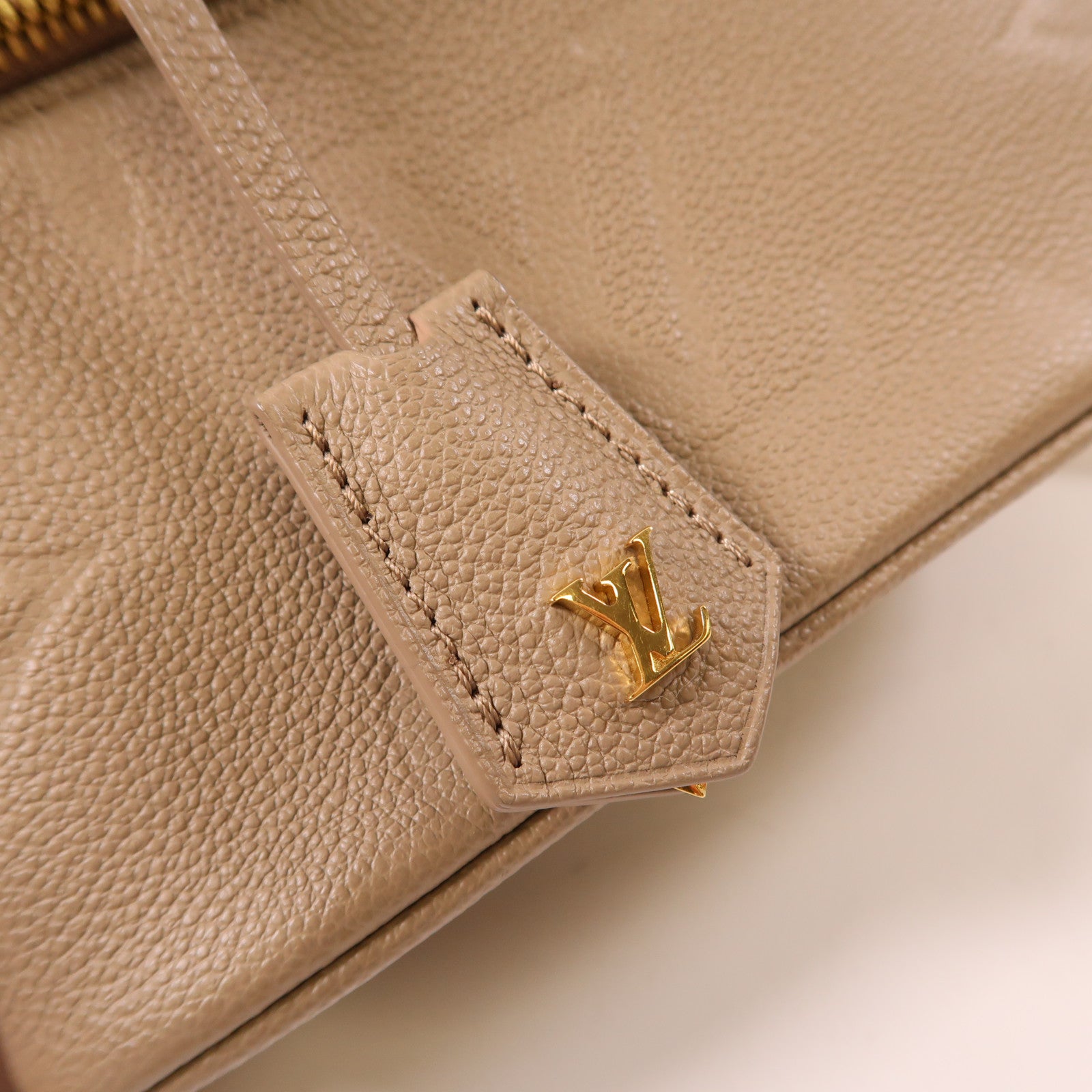 LOUIS VUITTON Monogram Empreinte Vanity PM金扣手挽肩背兩用袋