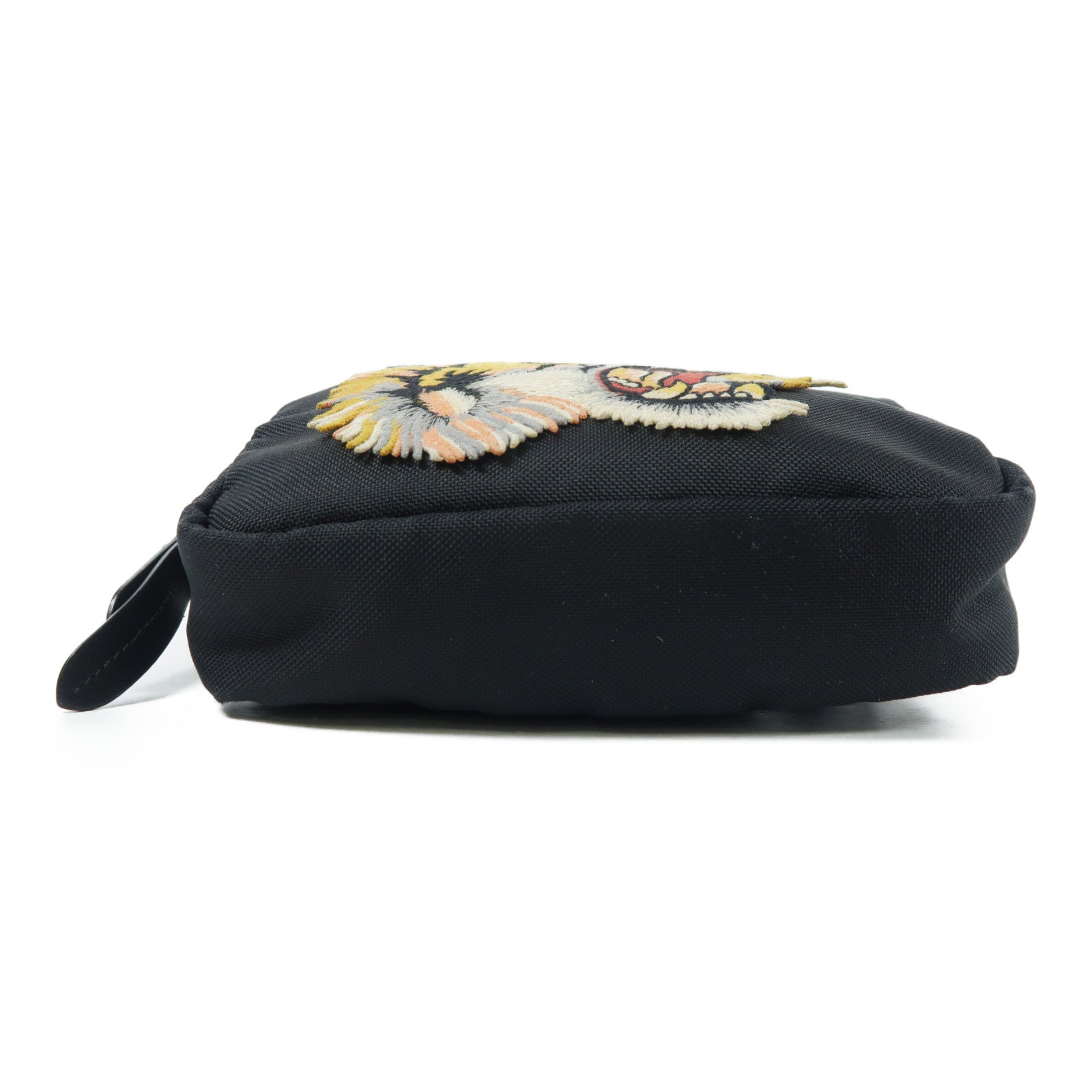 GUCCI 尼龍Shoulder Bag銀扣肩背袋