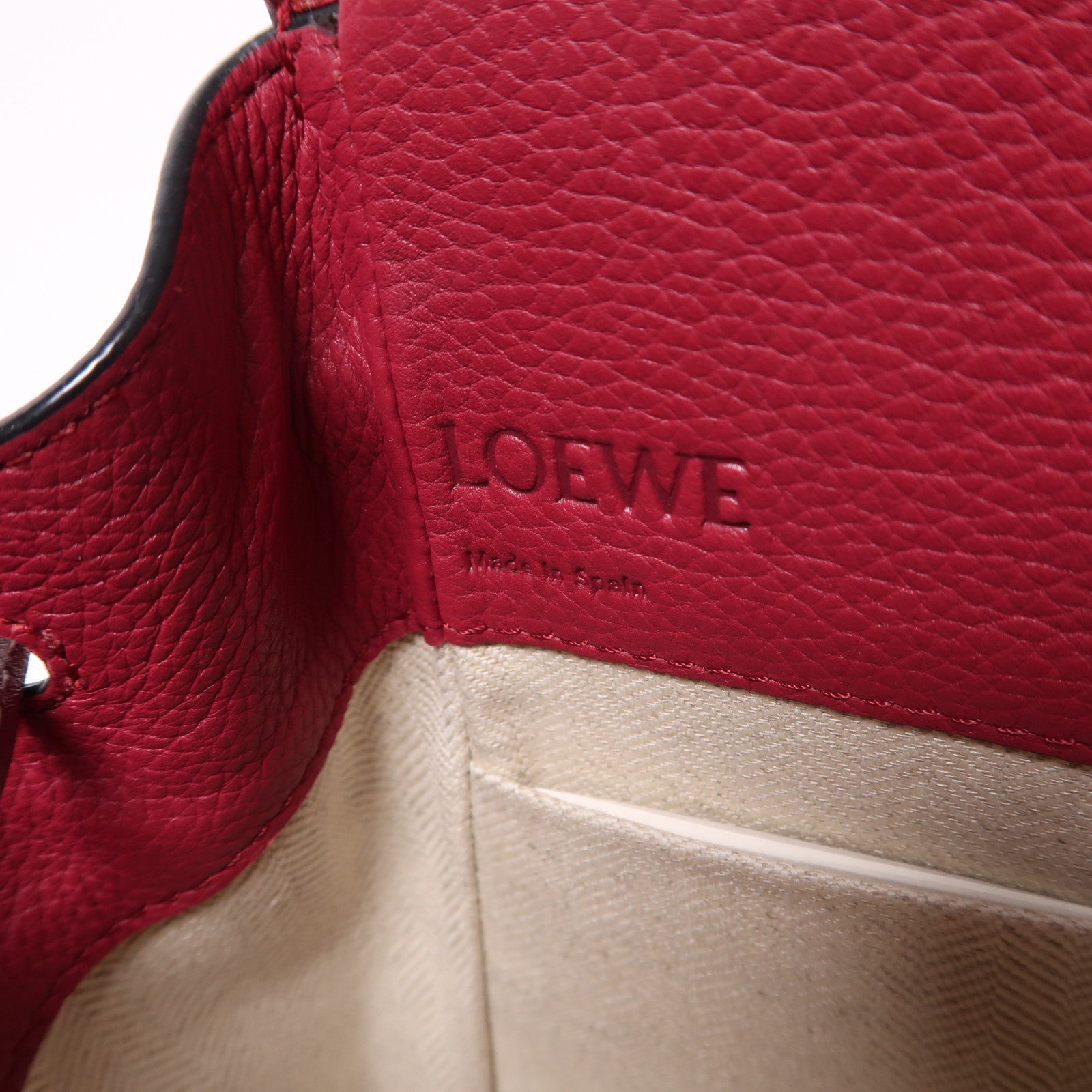 LOEWE 【激減優惠】牛皮皮革Hammock DW Mini銀扣手挽肩背兩用袋