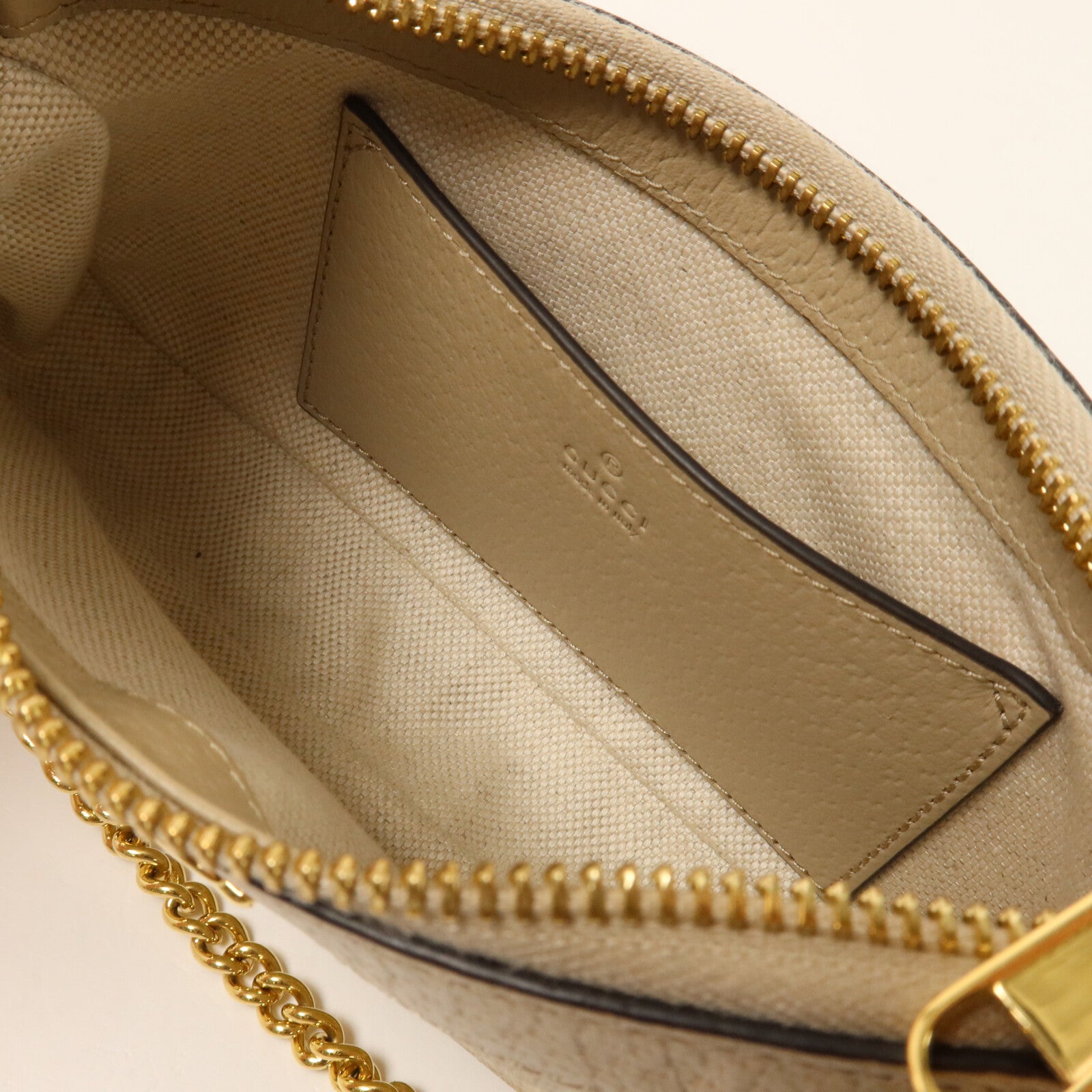 GUCCI 塗層帆布Ophidia Mini Bag鏈帶肩背袋