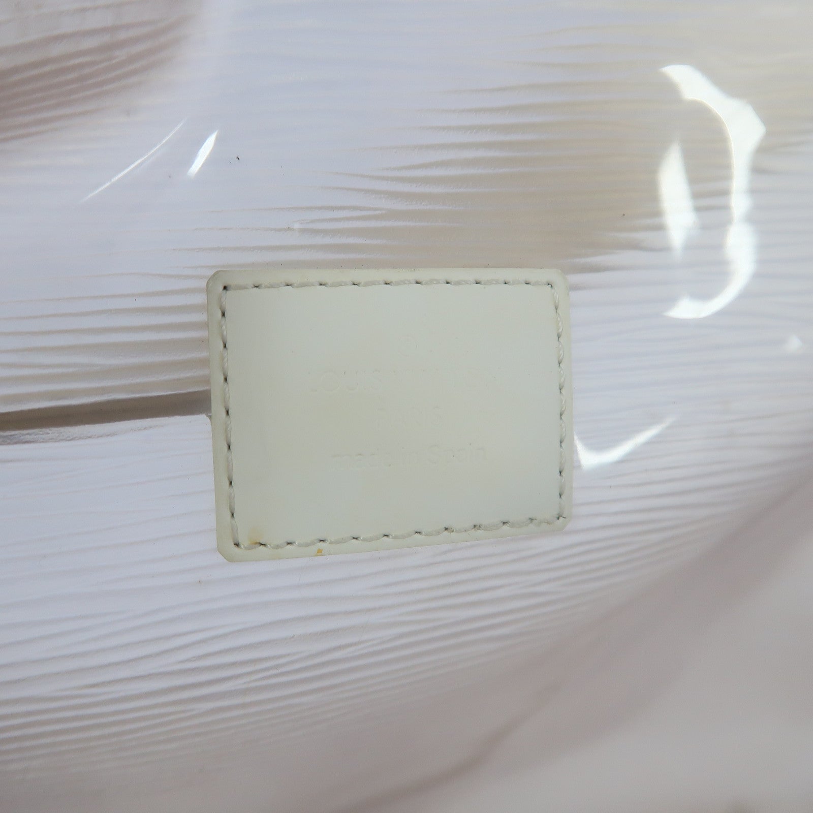 LOUIS VUITTON 【激減優惠】Epi Plage Bahia金扣肩背袋啡色/白色