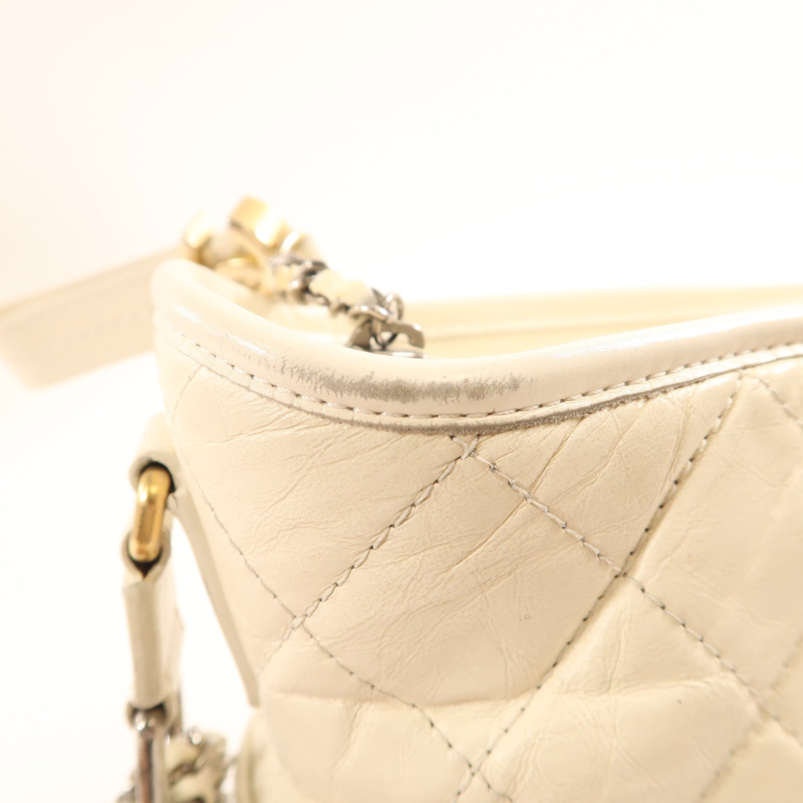 CHANEL 牛皮皮革Gabrielle Small鏈帶肩背袋