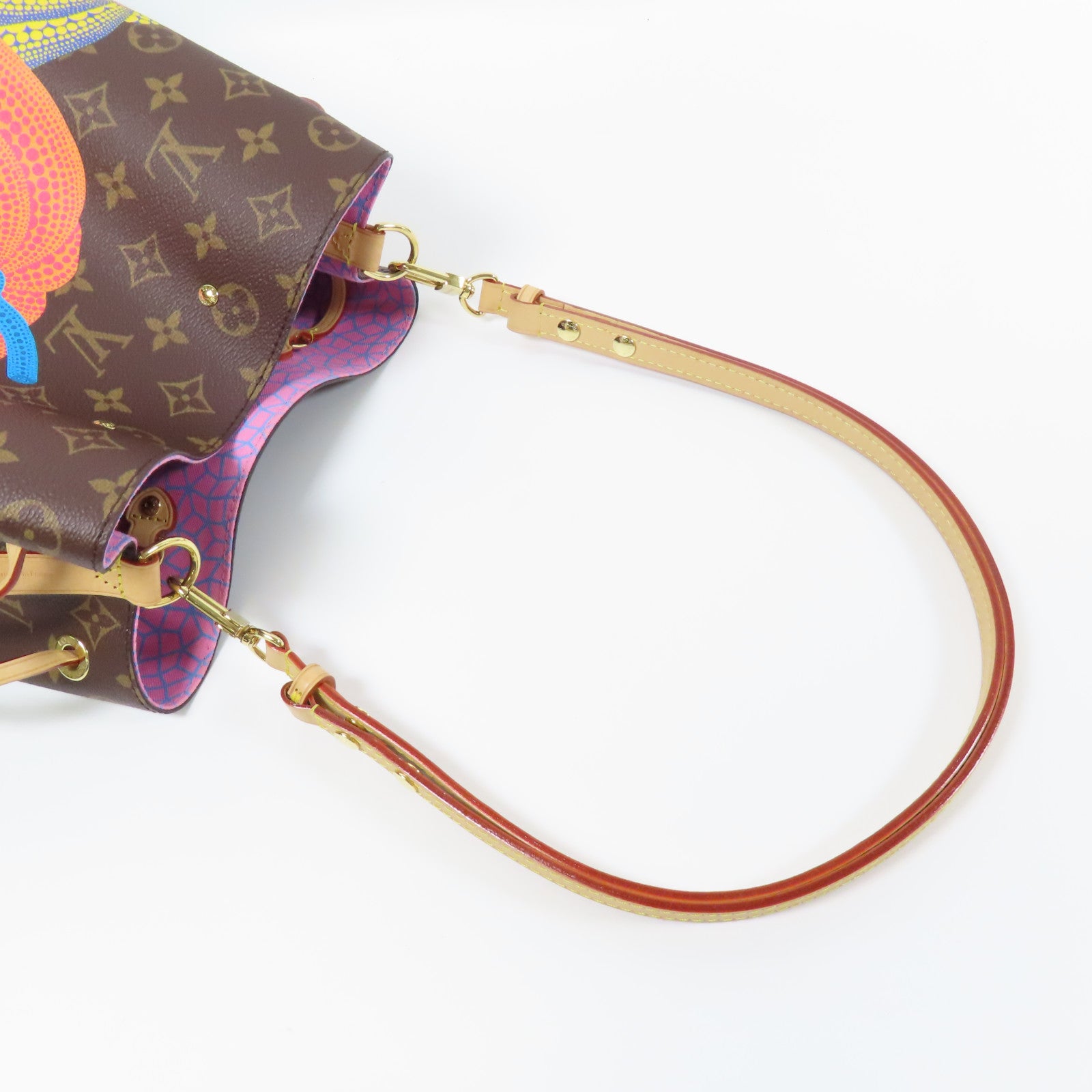LOUIS VUITTON Monogram YKxNeo Noe MM金扣肩背袋
