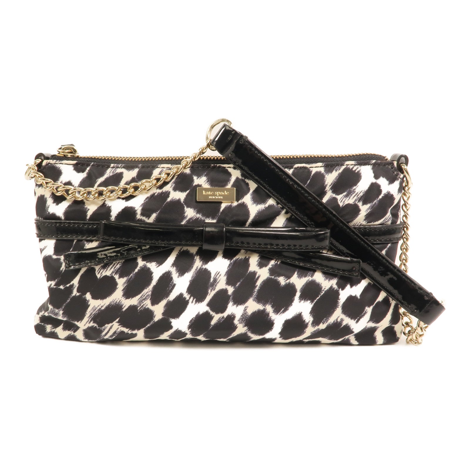 Kate Spade 尼龍Shoulder Bag金扣鏈帶肩背袋