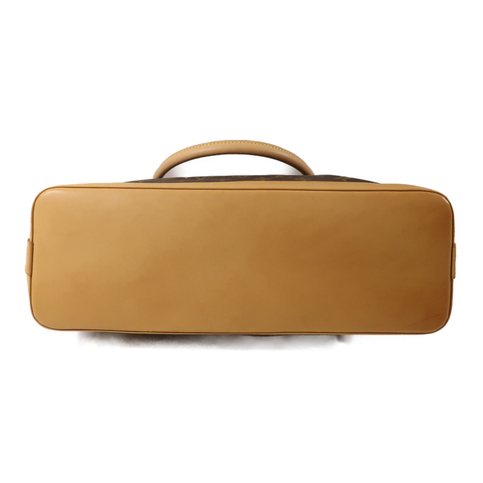 LOUIS VUITTON 【激減優惠】Monogram Lockit horizontal金扣手挽袋啡色