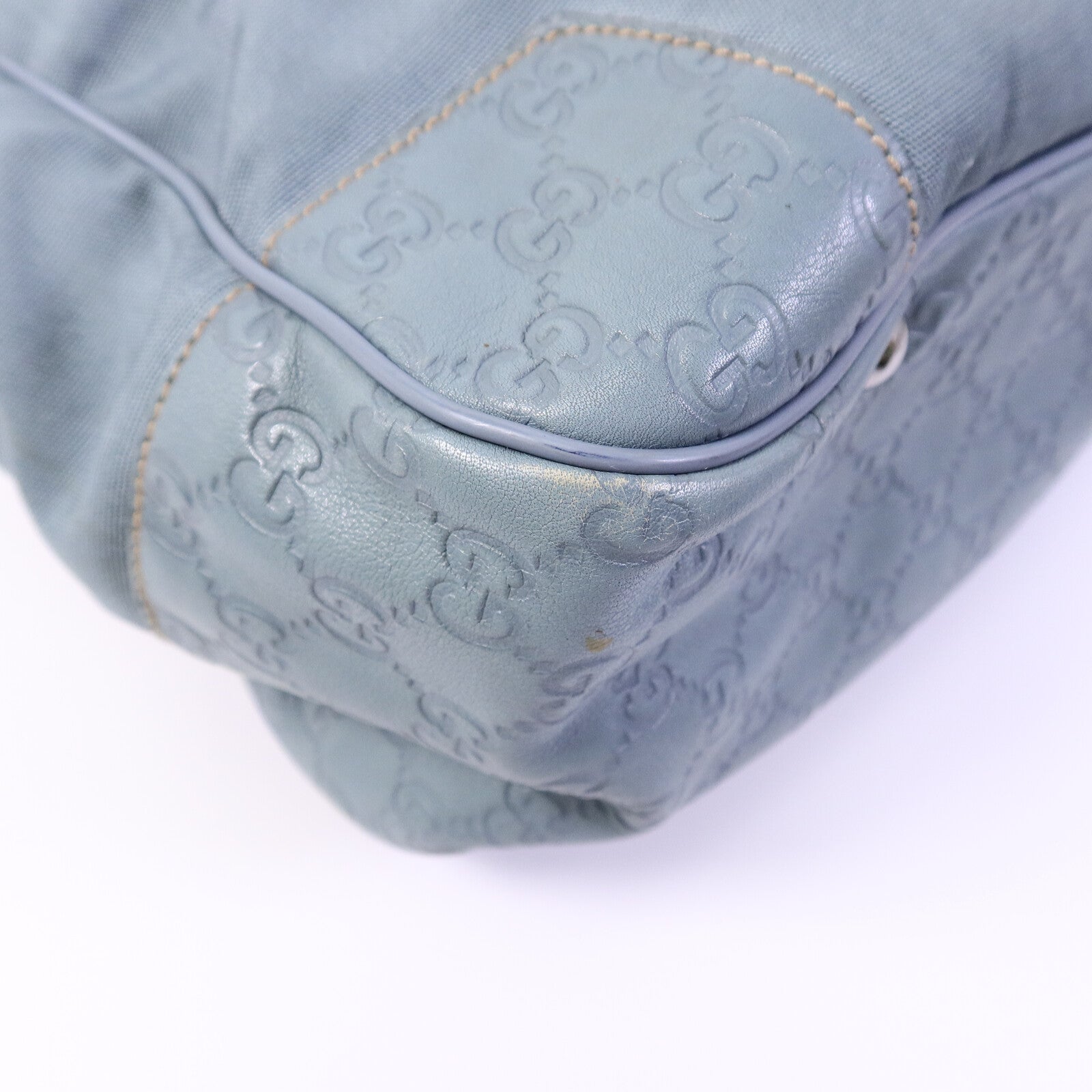 GUCCI 帆布/牛皮皮革Tote Bag手挽袋