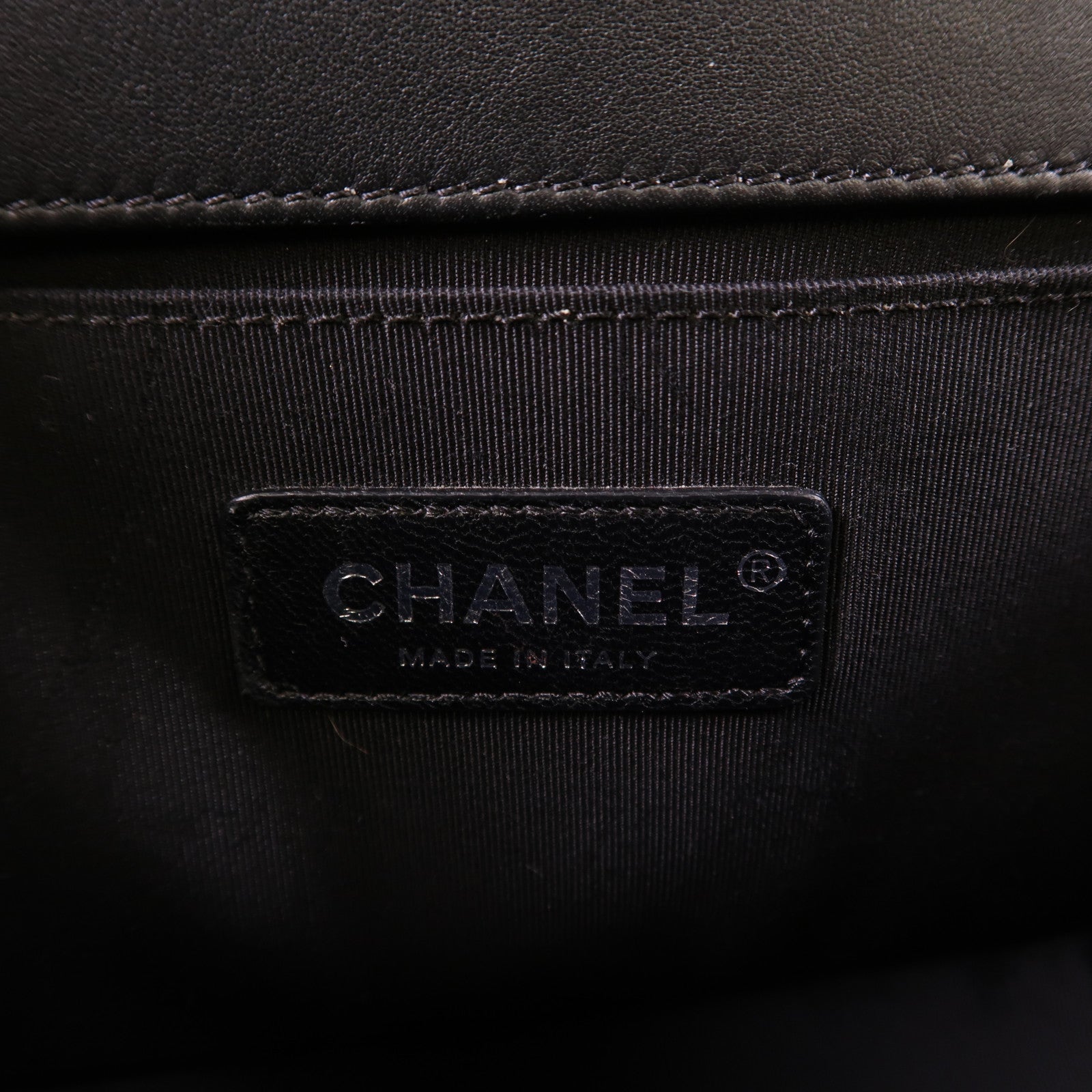 CHANEL 【激減優惠】羊皮皮革Boy 25鏈帶肩背袋