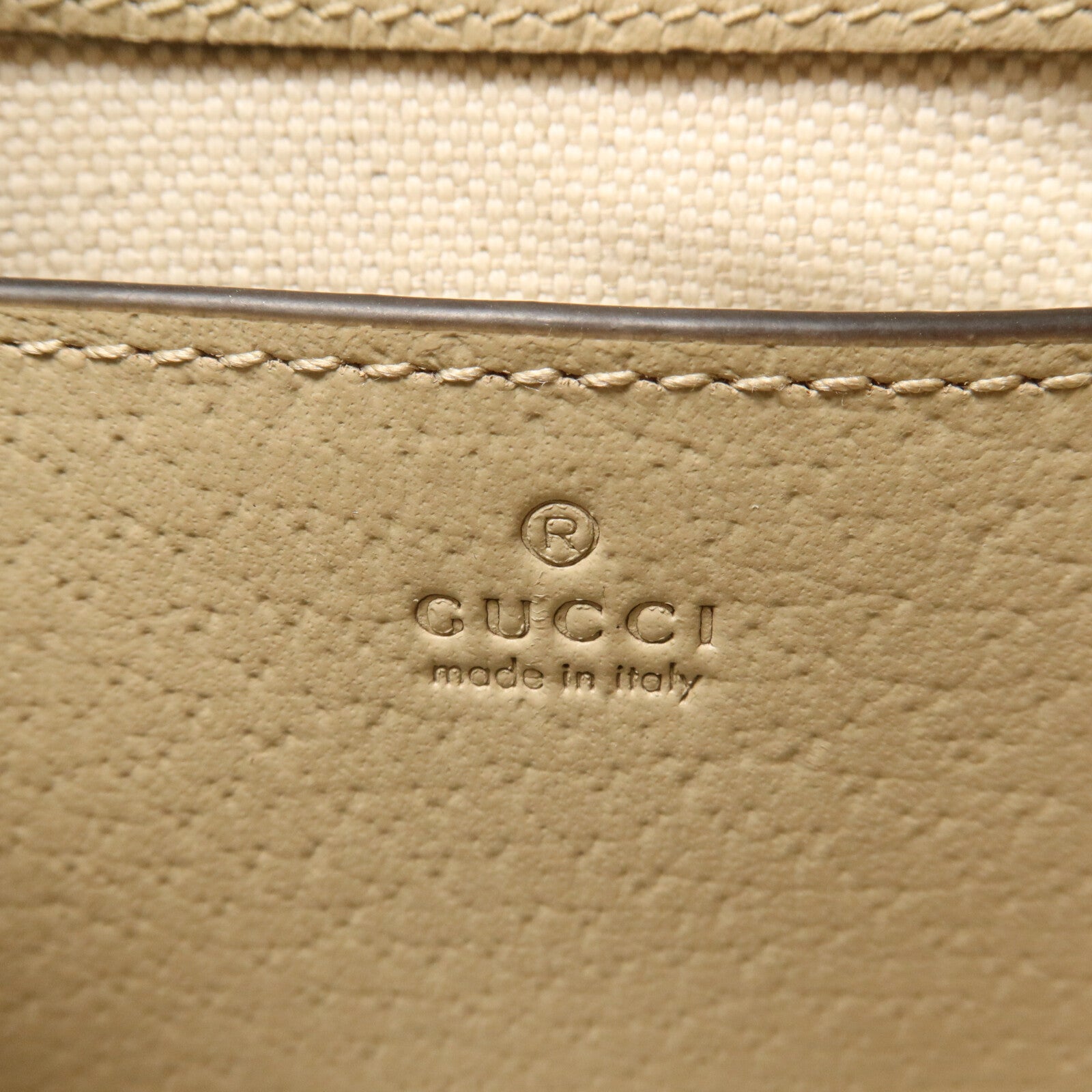 GUCCI 塗層帆布Ophidia Mini Bag鏈帶肩背袋