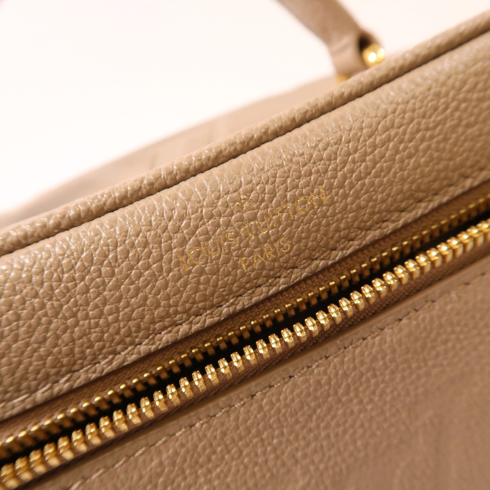 LOUIS VUITTON Monogram Empreinte Vanity PM金扣手挽肩背兩用袋