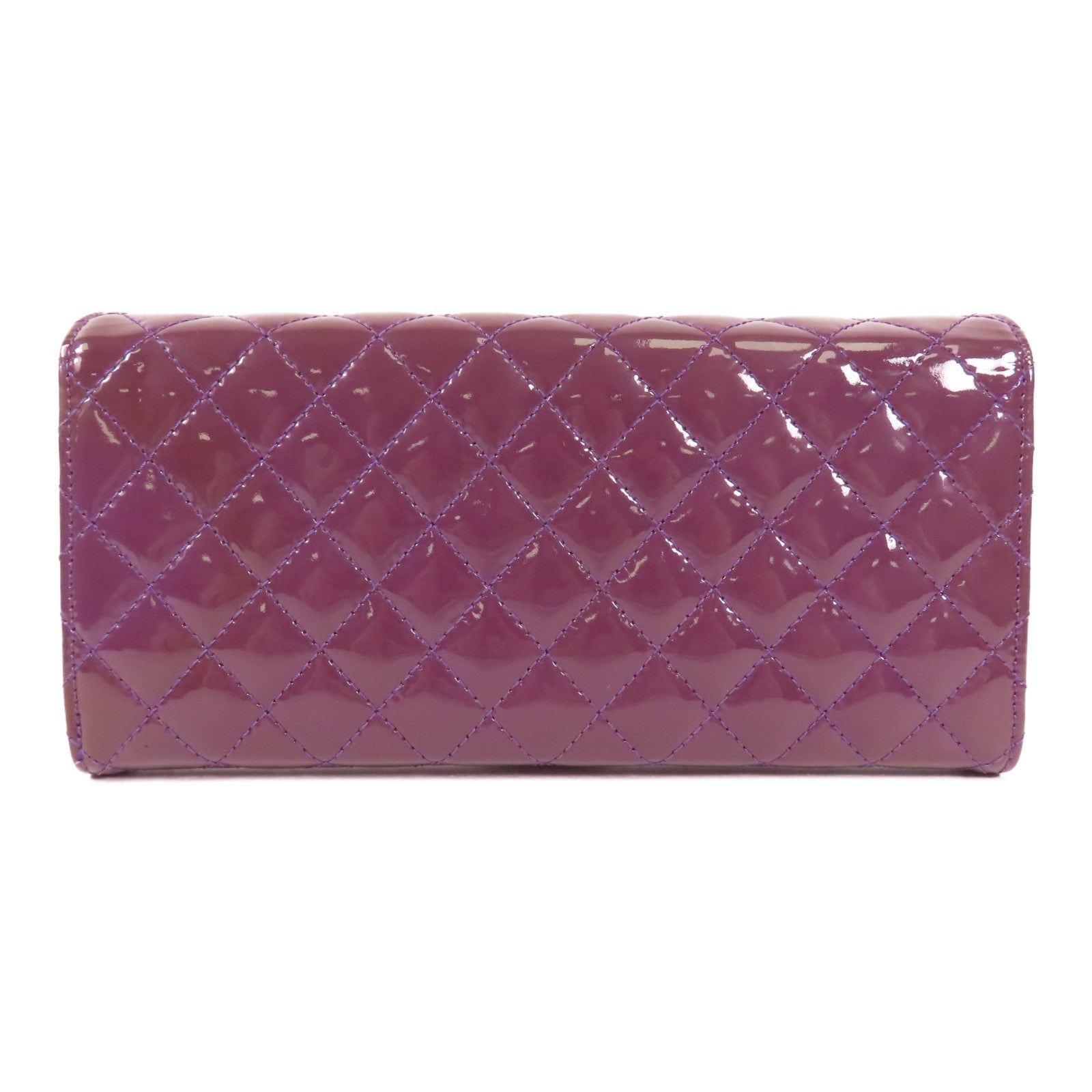 CHANEL 漆皮皮革Shoulder Bag銀扣鏈帶肩背袋