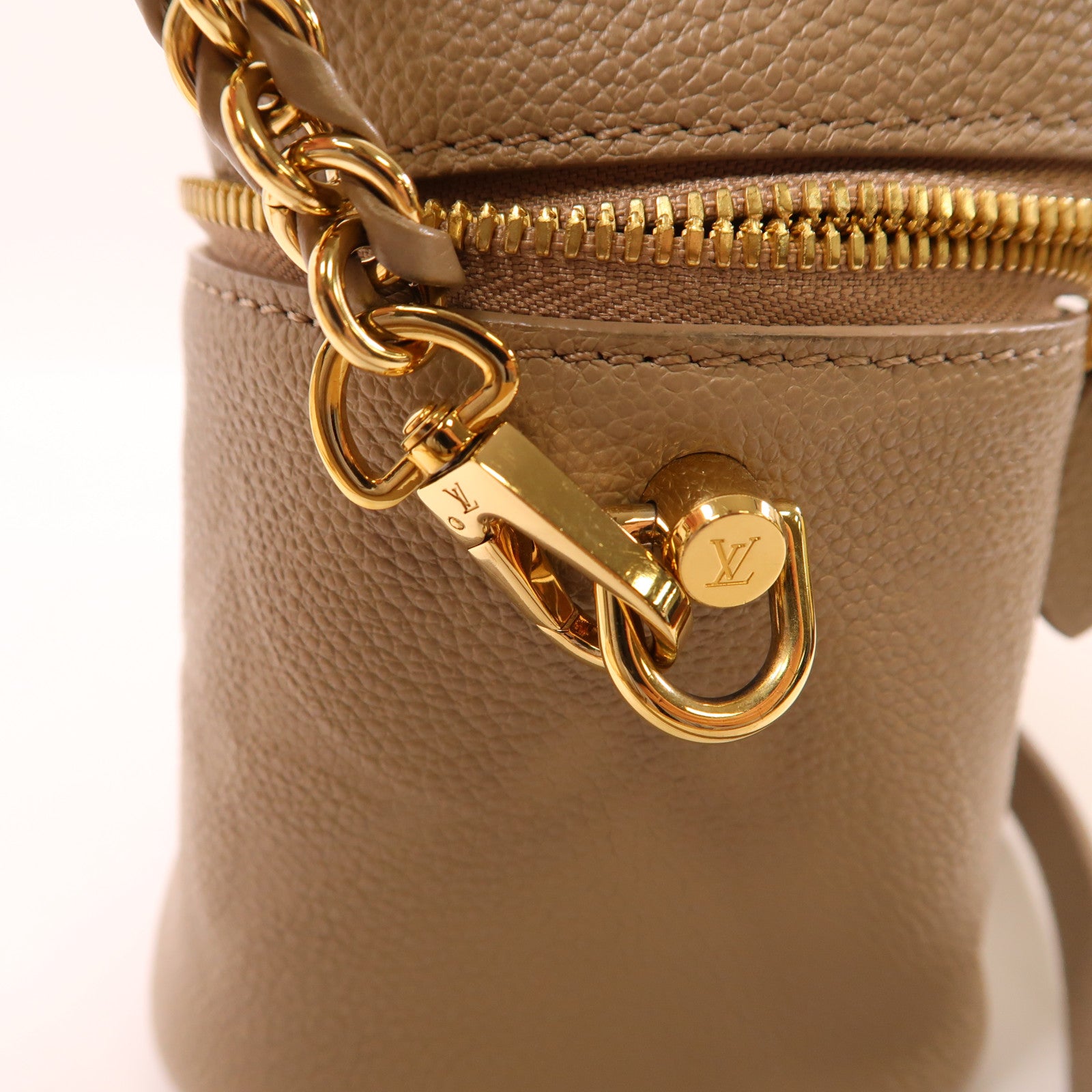LOUIS VUITTON Monogram Empreinte Vanity PM金扣手挽肩背兩用袋