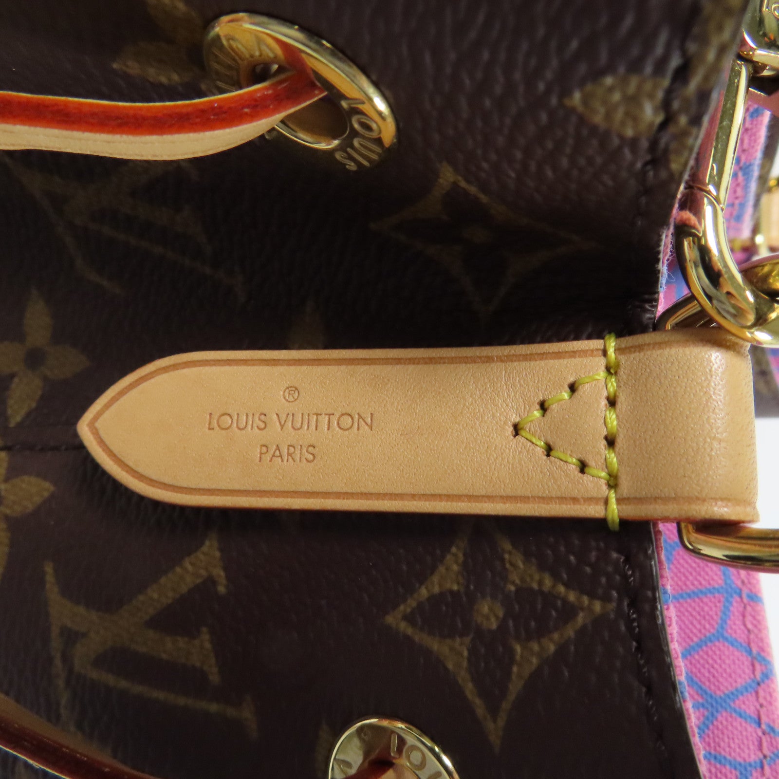 LOUIS VUITTON Monogram YKxNeo Noe MM金扣肩背袋