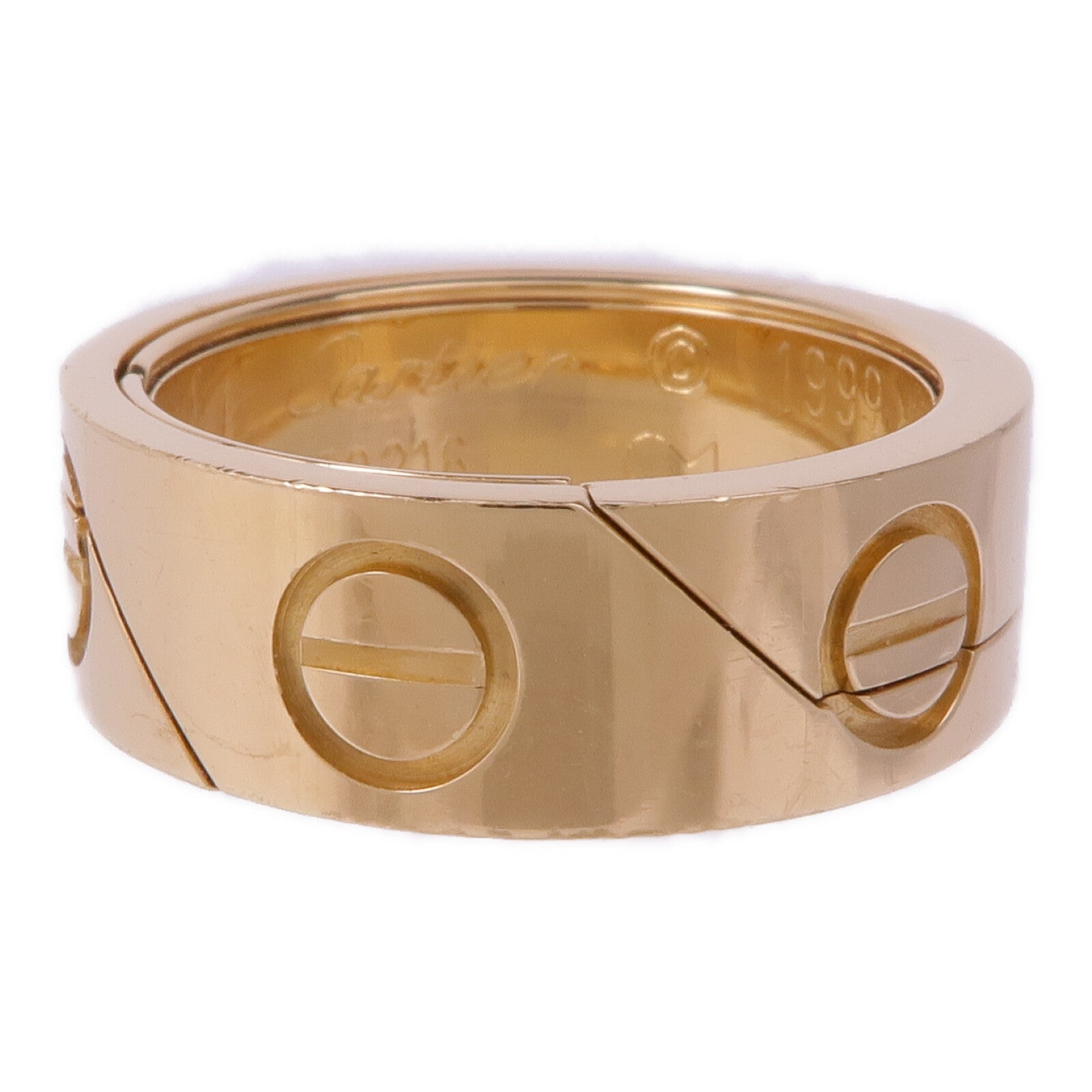 CARTIER 18K黃金Astro Love Ring戒指CARTIER#53/US#5.5