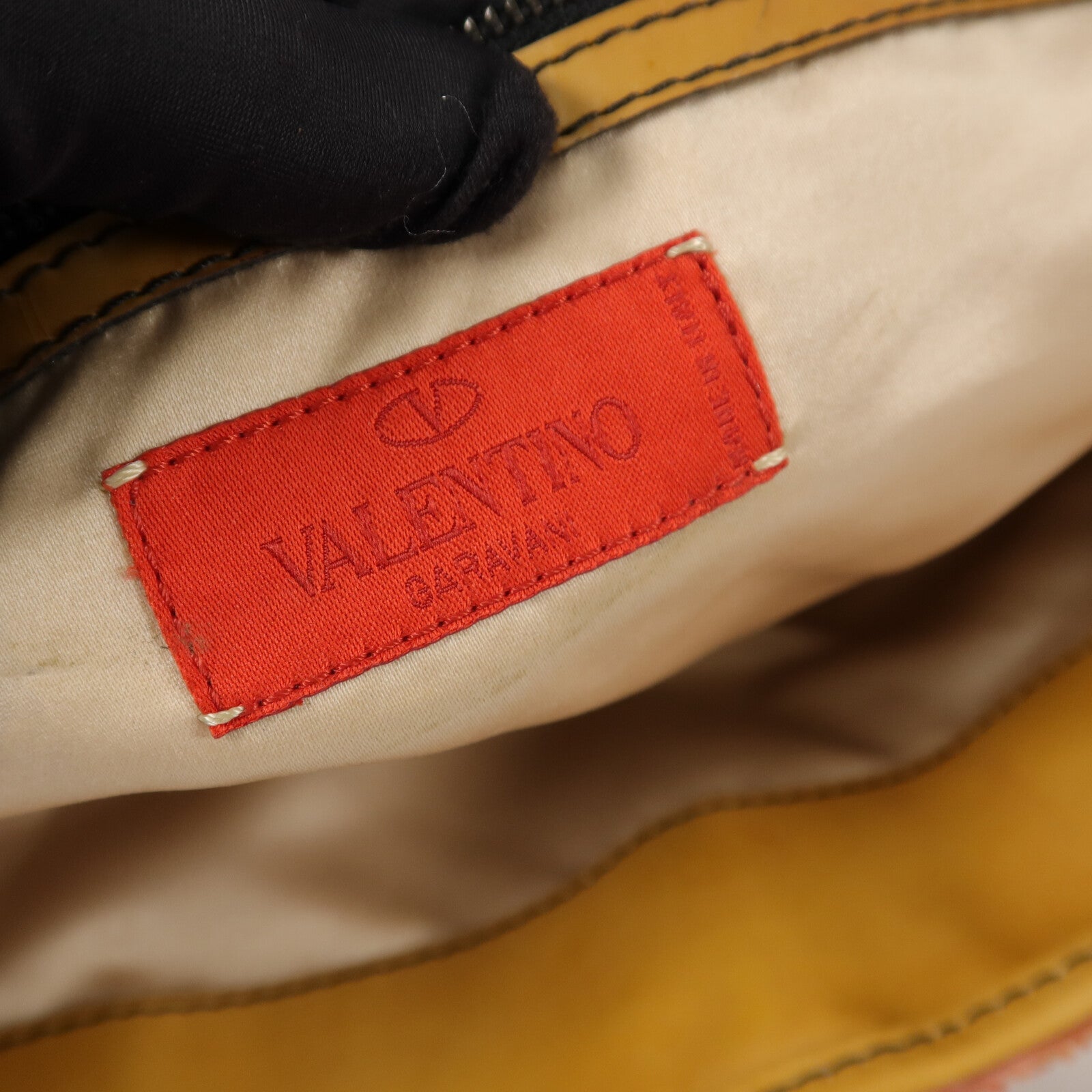Valentino 帆布/牛皮皮革Tote Bag手挽袋