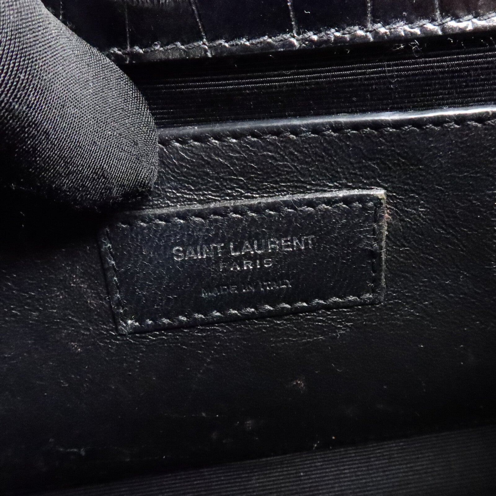 YVES SAINT LAURENT 牛皮皮革Kate Small鏈帶肩背袋