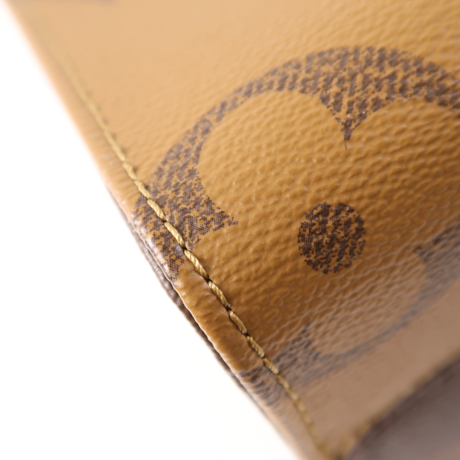 LOUIS VUITTON Monogram Giant OnTheGo PM金扣手挽肩背兩用袋棕色
