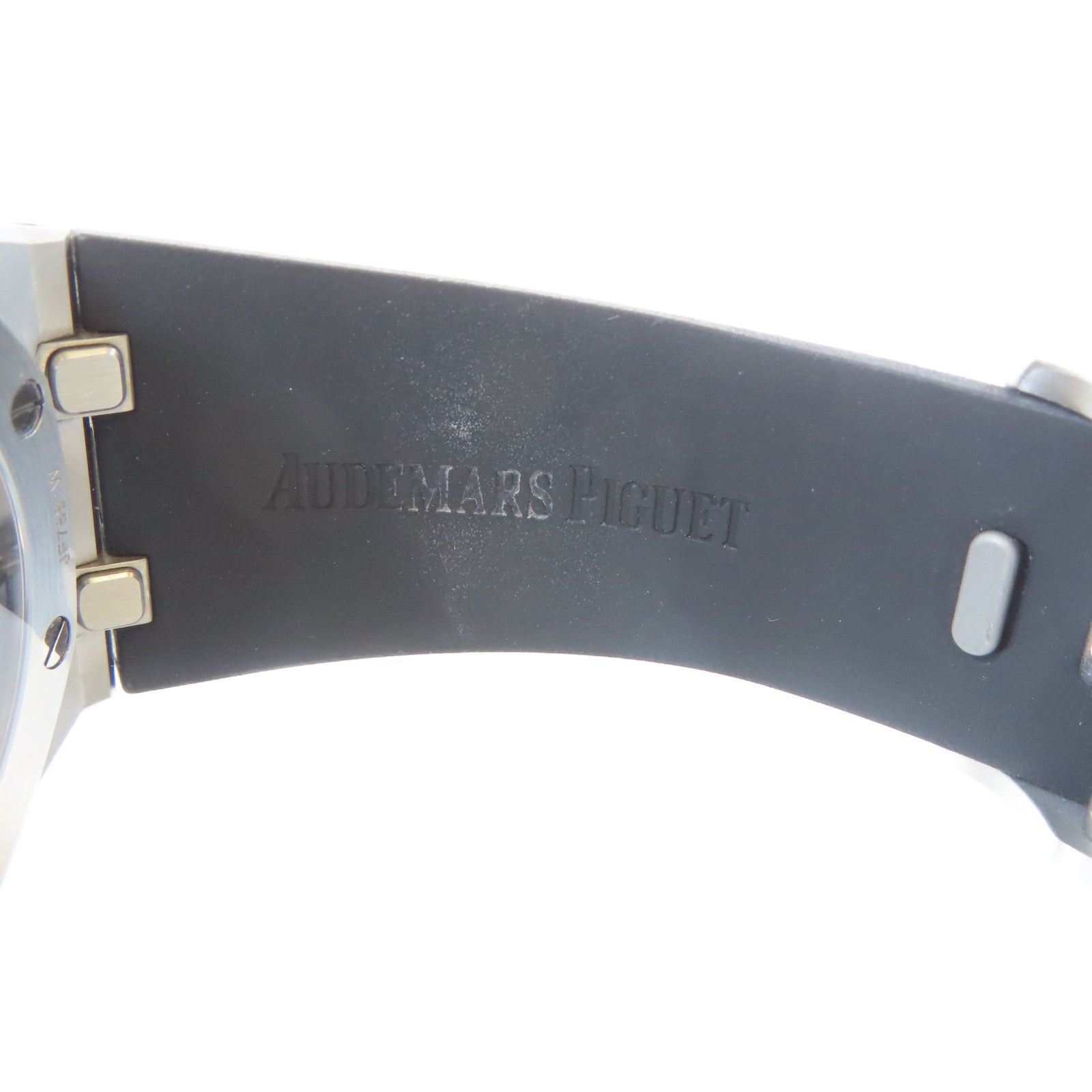 AUDEMARS PIGUET 金屬/橡膠/皮革Royal Oak Offshore手錶黑色#16cm