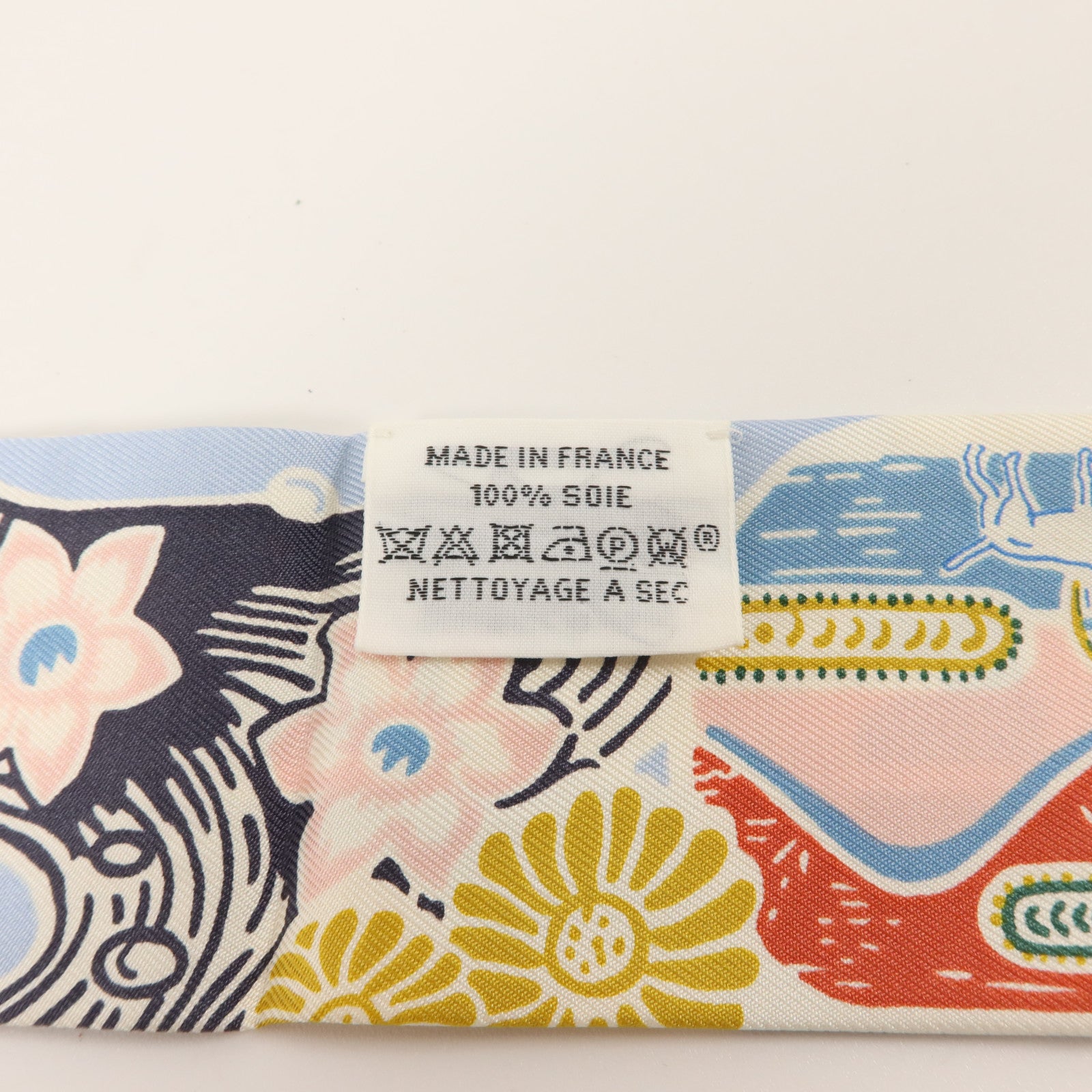 HERMES 絲質Twilly絲巾