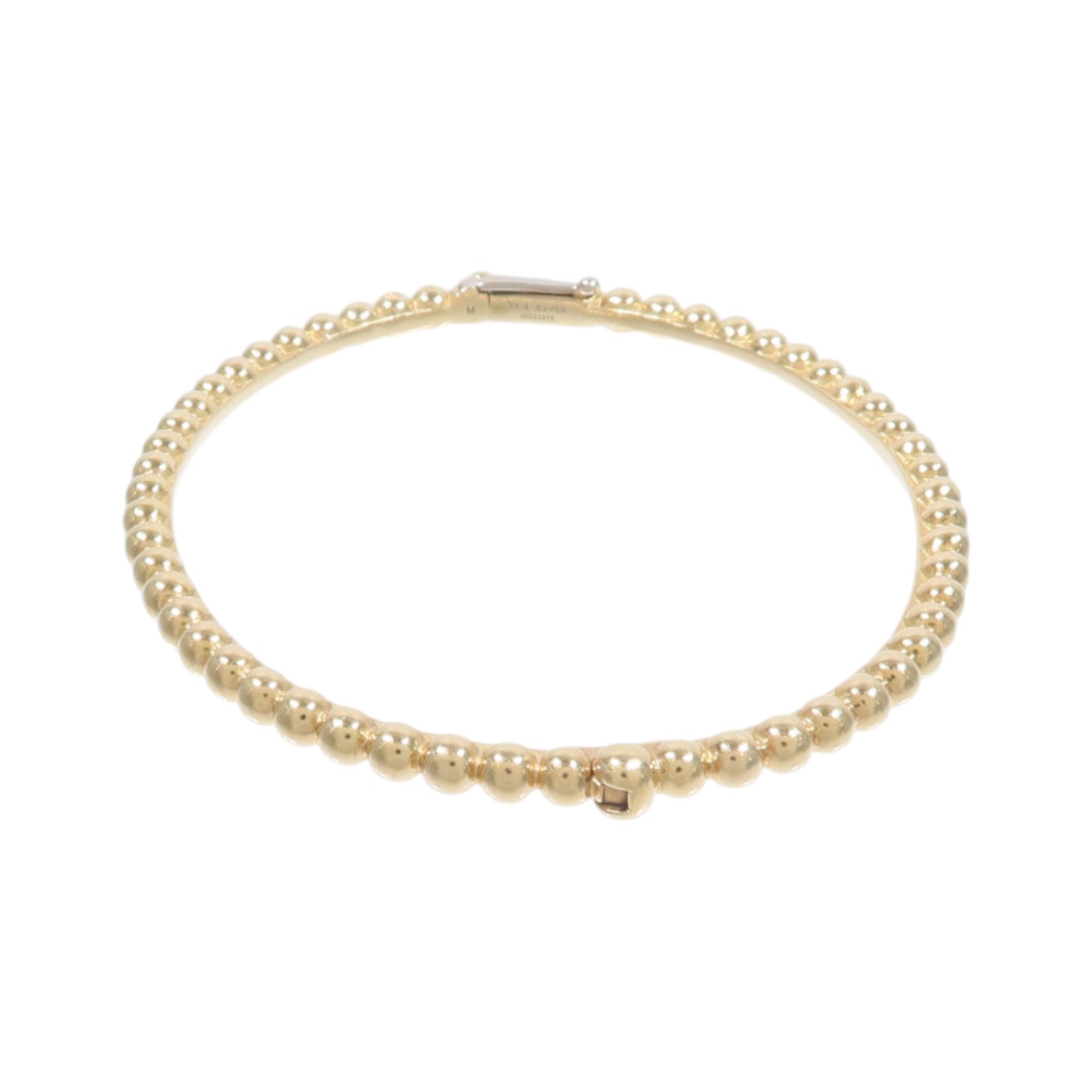 Van Cleef & Arpels 18K黃金Perlee Clovers Bangle手鐲