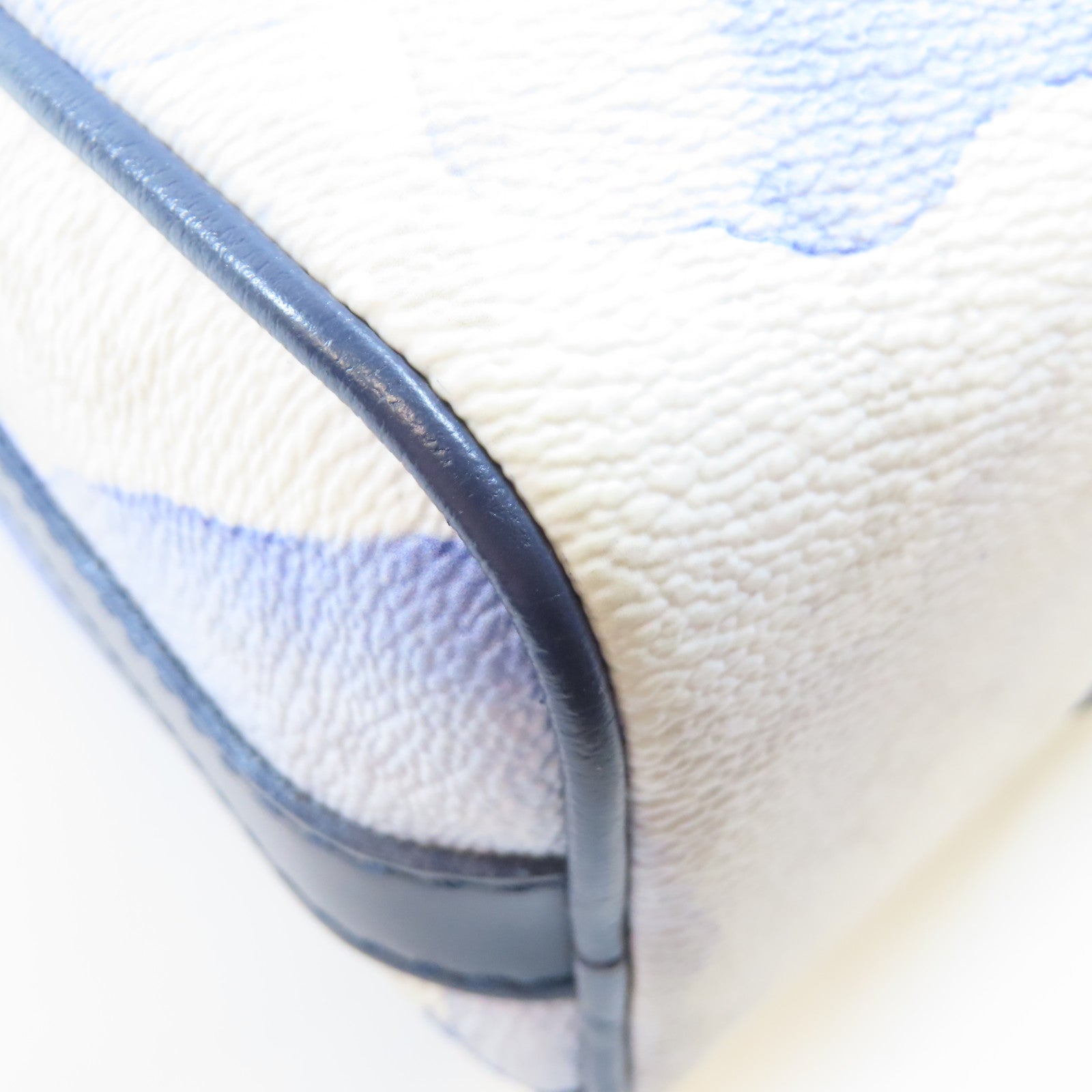 LOUIS VUITTON Watercolor Monogram Keepall XS銀扣手挽肩背兩用袋白色/藍色