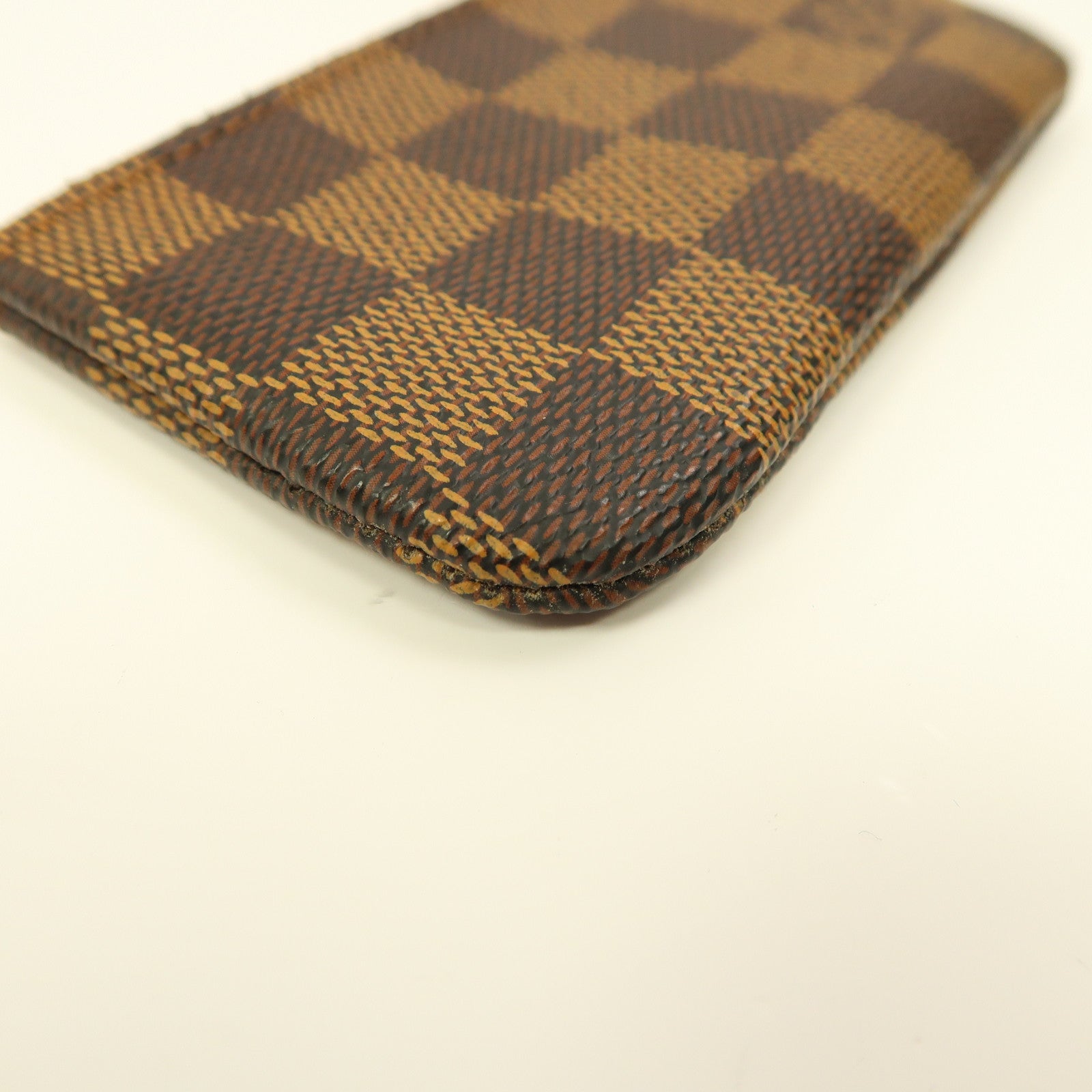LOUIS VUITTON Damier Key & Coin Case金扣鑰匙零錢包啡色