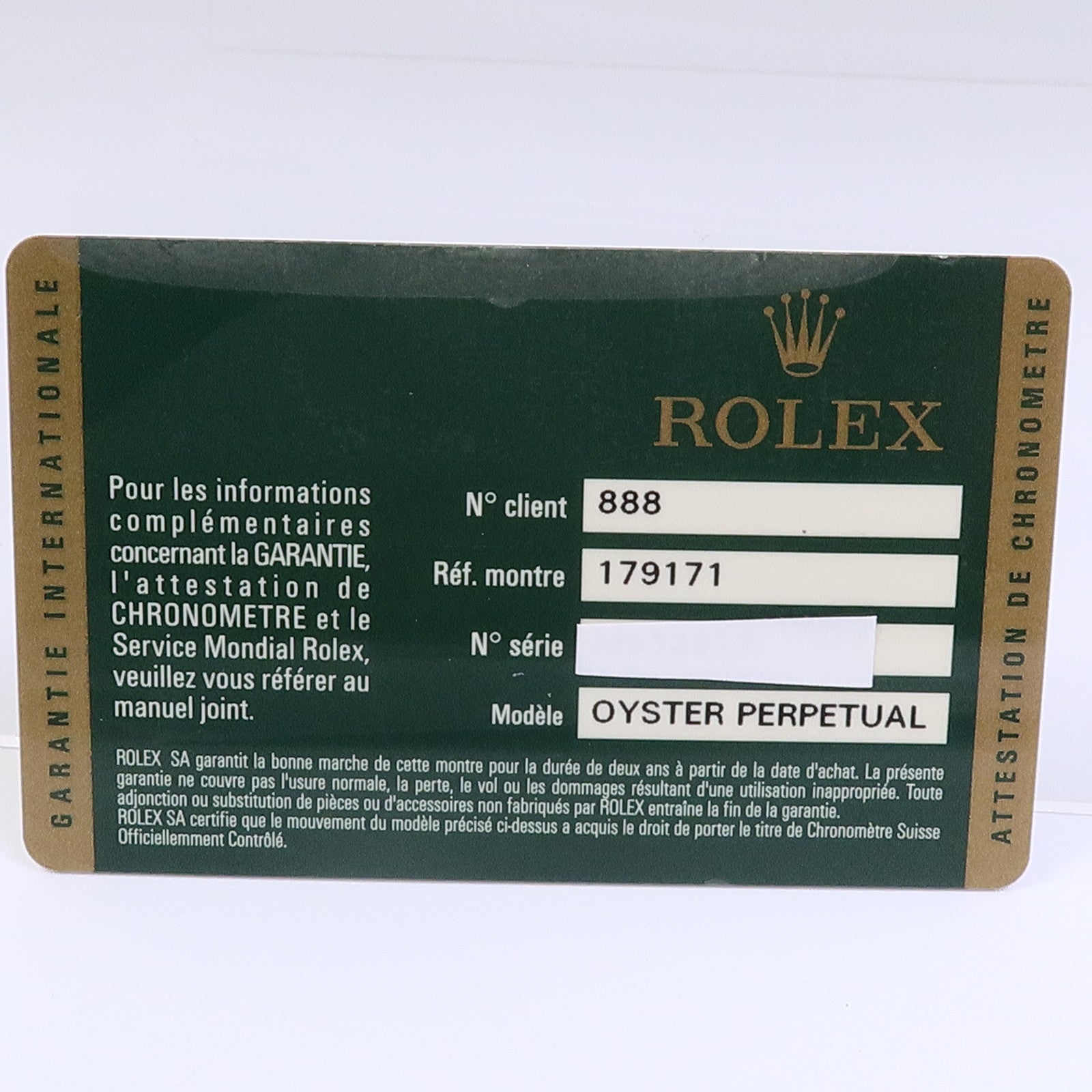 ROLEX Datejust 179171G
